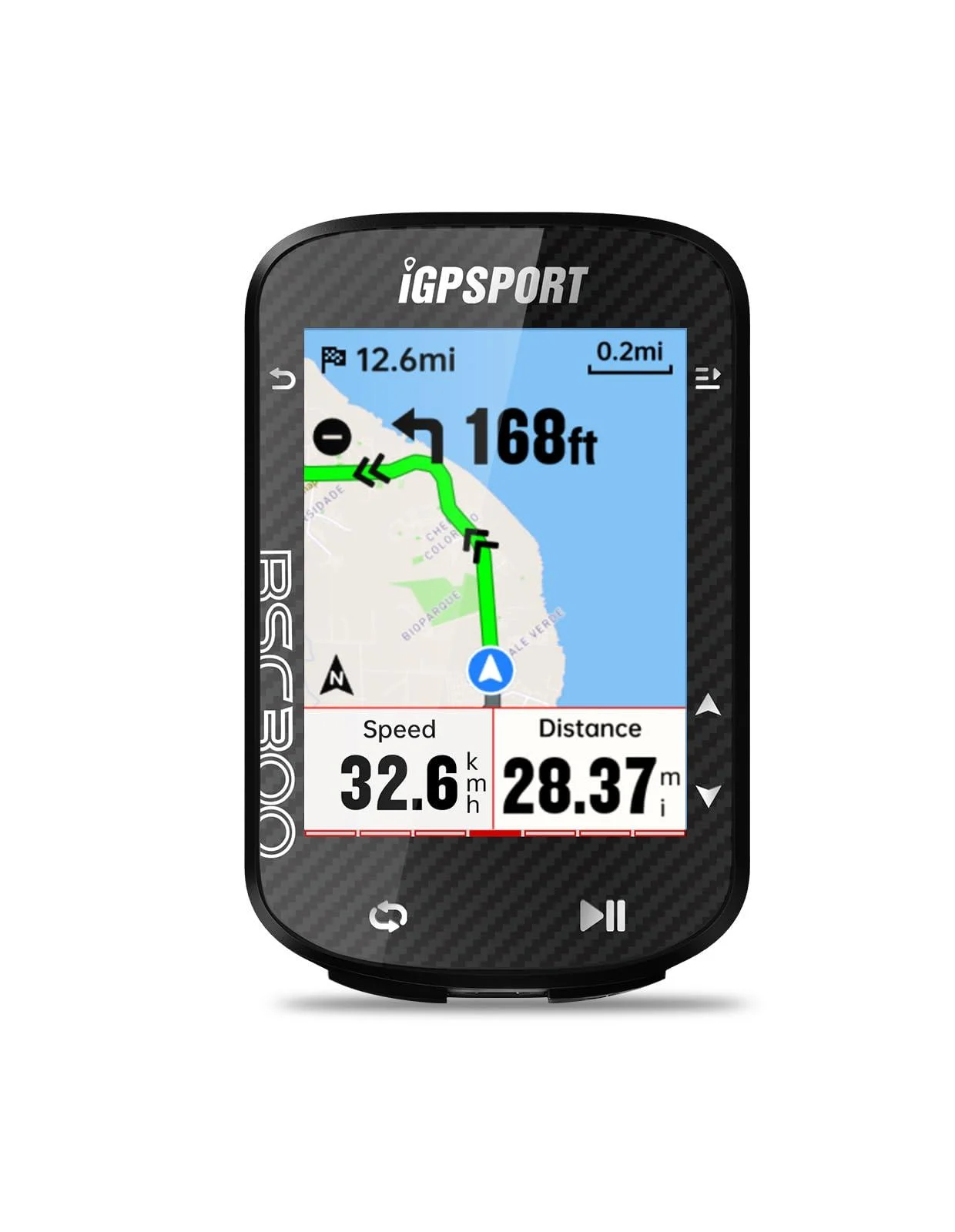 IGPSport bicycle computer wirelessly BSC300S waterproof color screen bicycle tacho Bluetooth Ant+GPS 5.0 Map navigation numerous functions speedometer bicycle nav-hung accessories