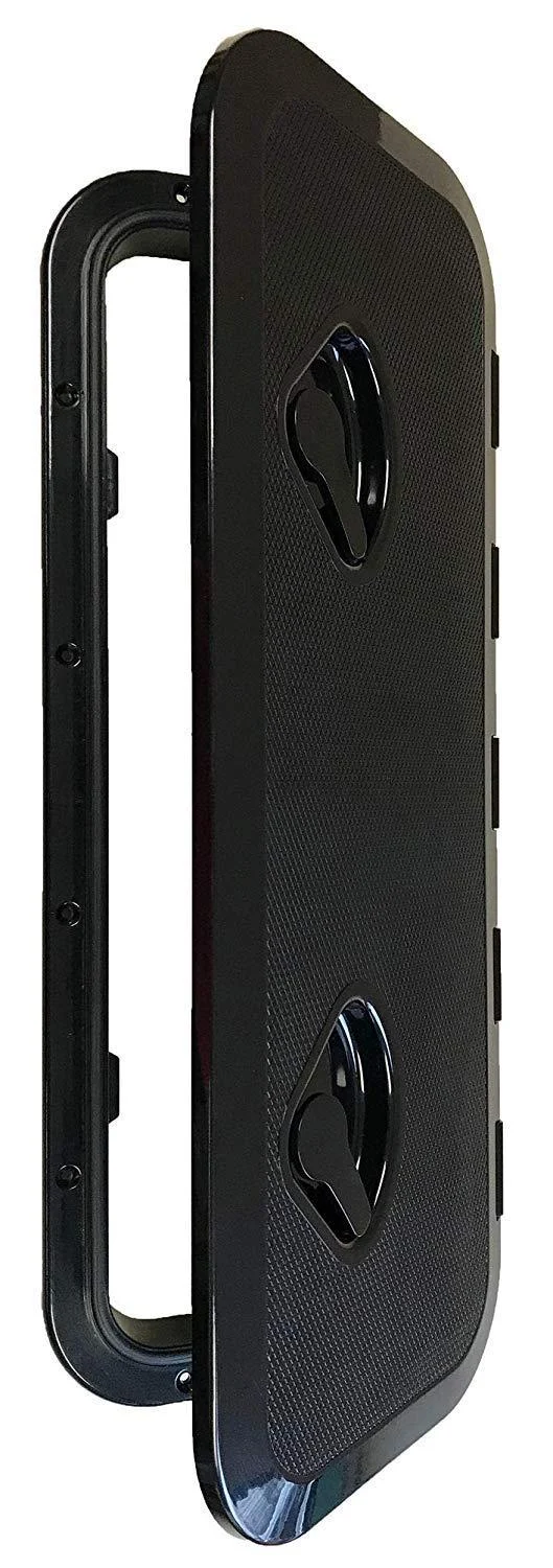 SEAFLO Marine Deck Access Hatch & Lid - (24" x 9.5") (Black)