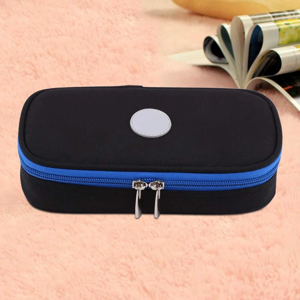 Travel Cooler Bag Oxford Fabric Easy to Open Diabetic Bag Durable for Home Use - Estink