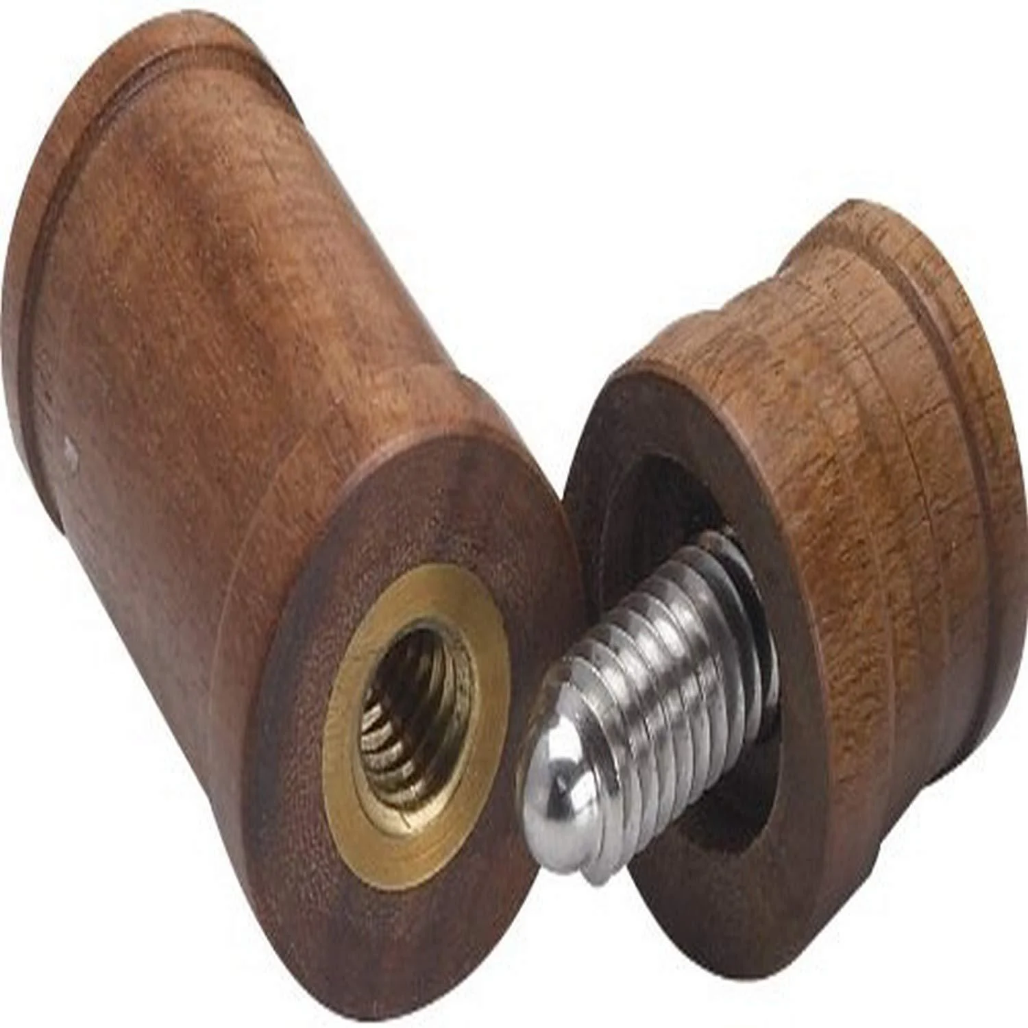 Action Exotic Wood Joint Protectors Set 5/16 X 18-P" Acacia Wood