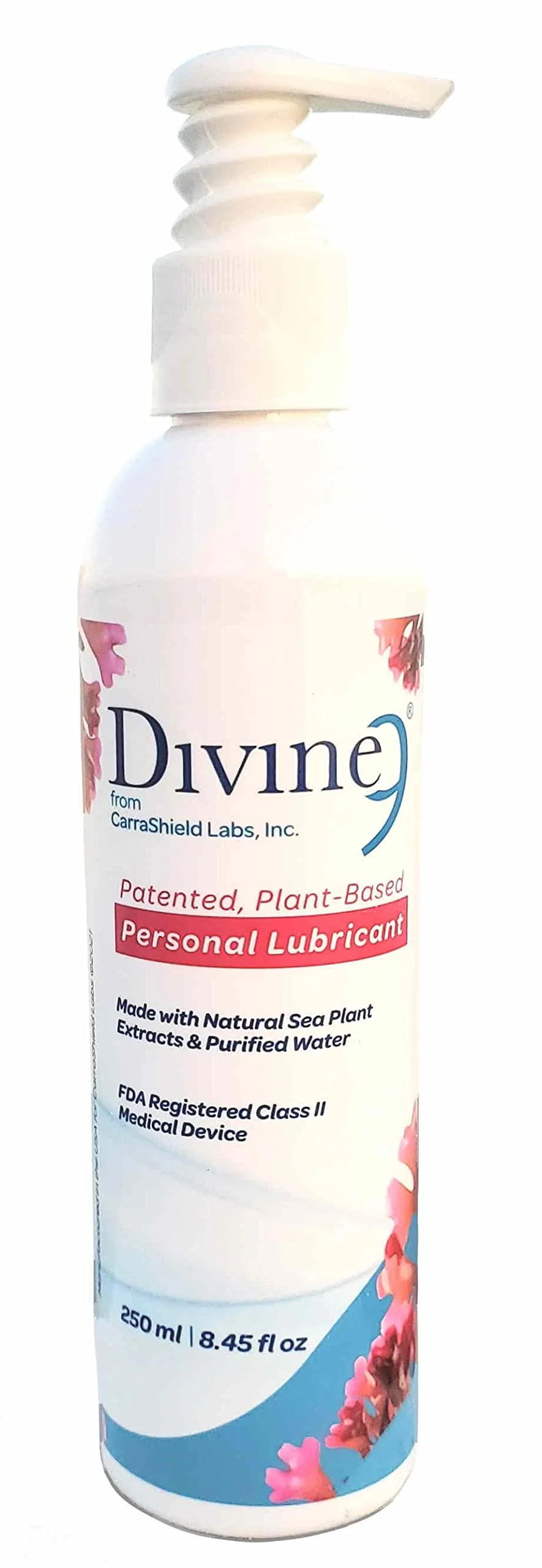 Divine 9 Water-Based Personal Lubricant - 250 ML Bottle