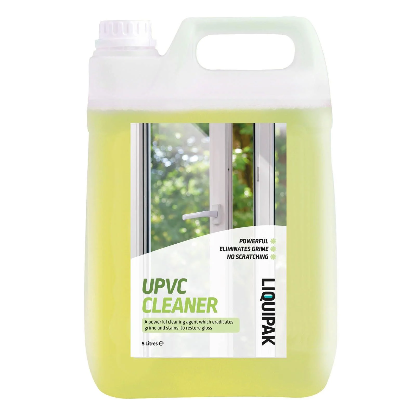 Liquipak UPVC Cleaner - Powerful Window Cleaner Conservatory Garden Furniture Cleaner Concentrated (5 Litres)