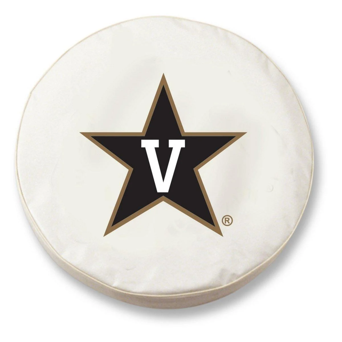 Holland Bar Stool Co. Vanderbilt Commodores White Exact Fit Tire Cover Y (32.25"x12")