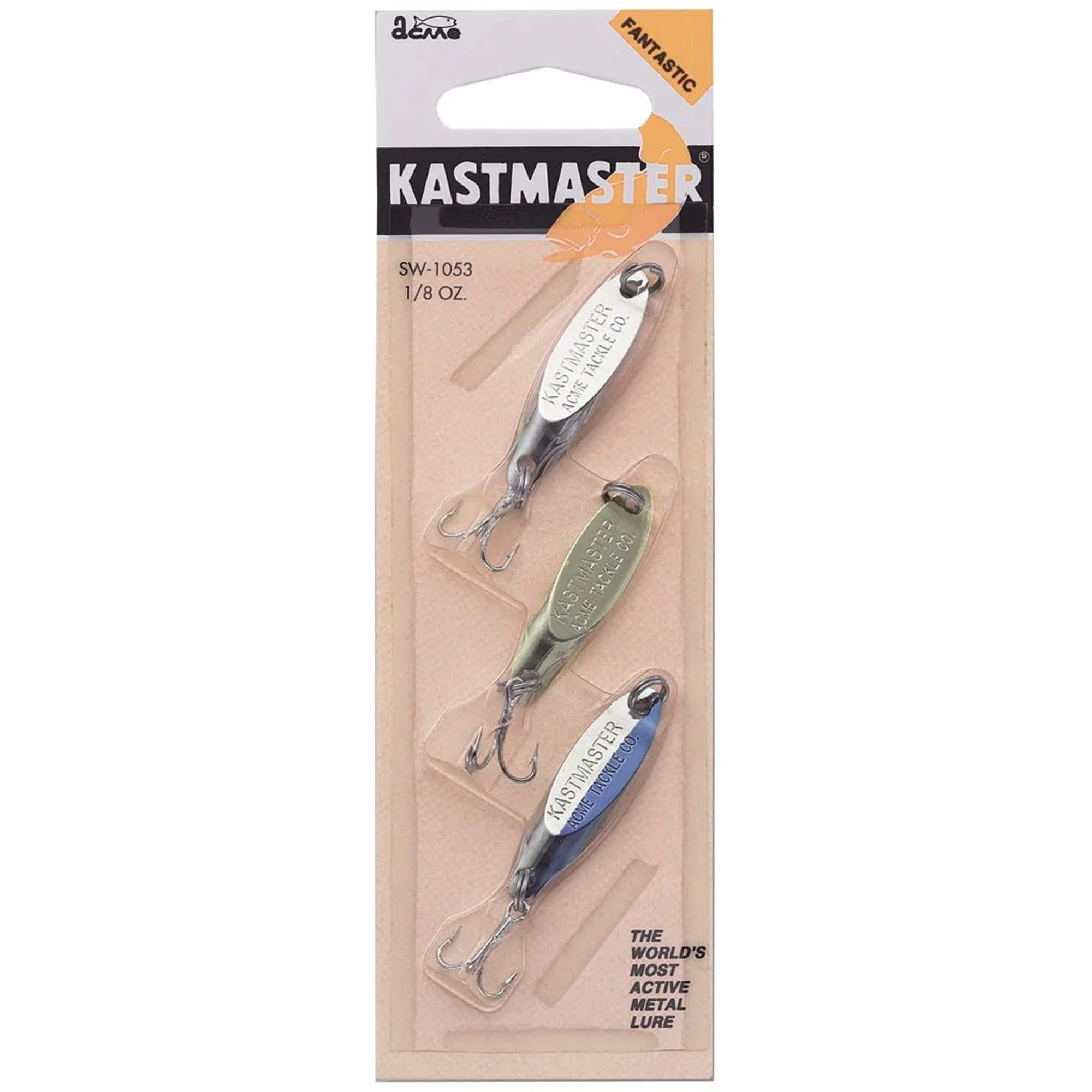 Acme Kastmaster 3 Pack, 1/8 Oz. One Size Multi - Acme Tackle Co