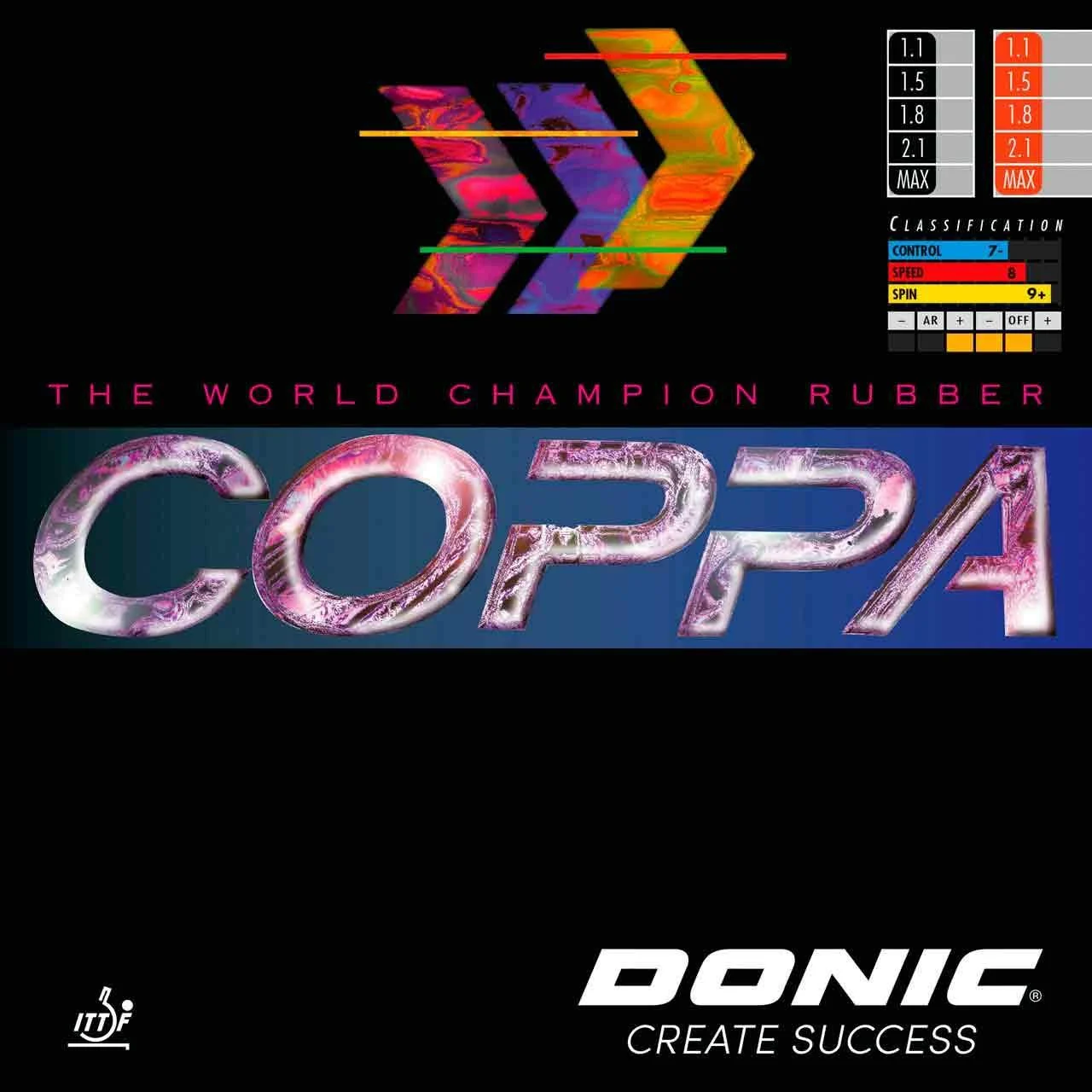 Donic Belage Coppa red 2.1 mm