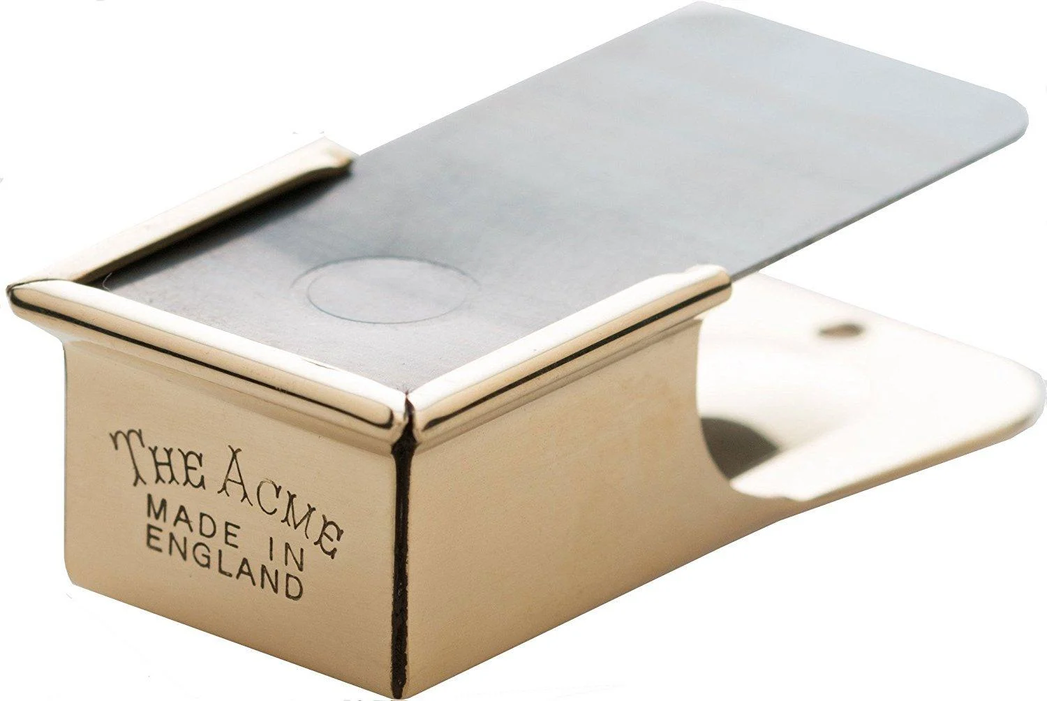 ACME Clicker No. 470 with leather strap - loud and durable training device for dogs horses dolphins and much more.