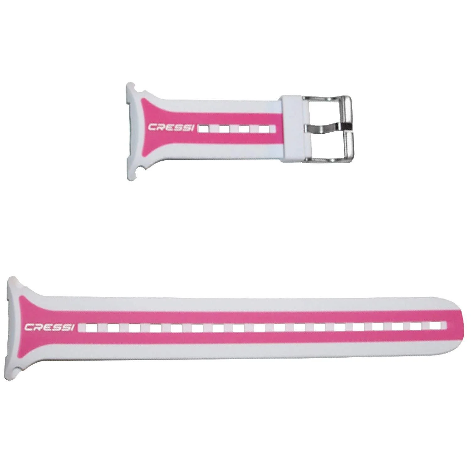 Cressi Watchband for Leonardo, White/Pink