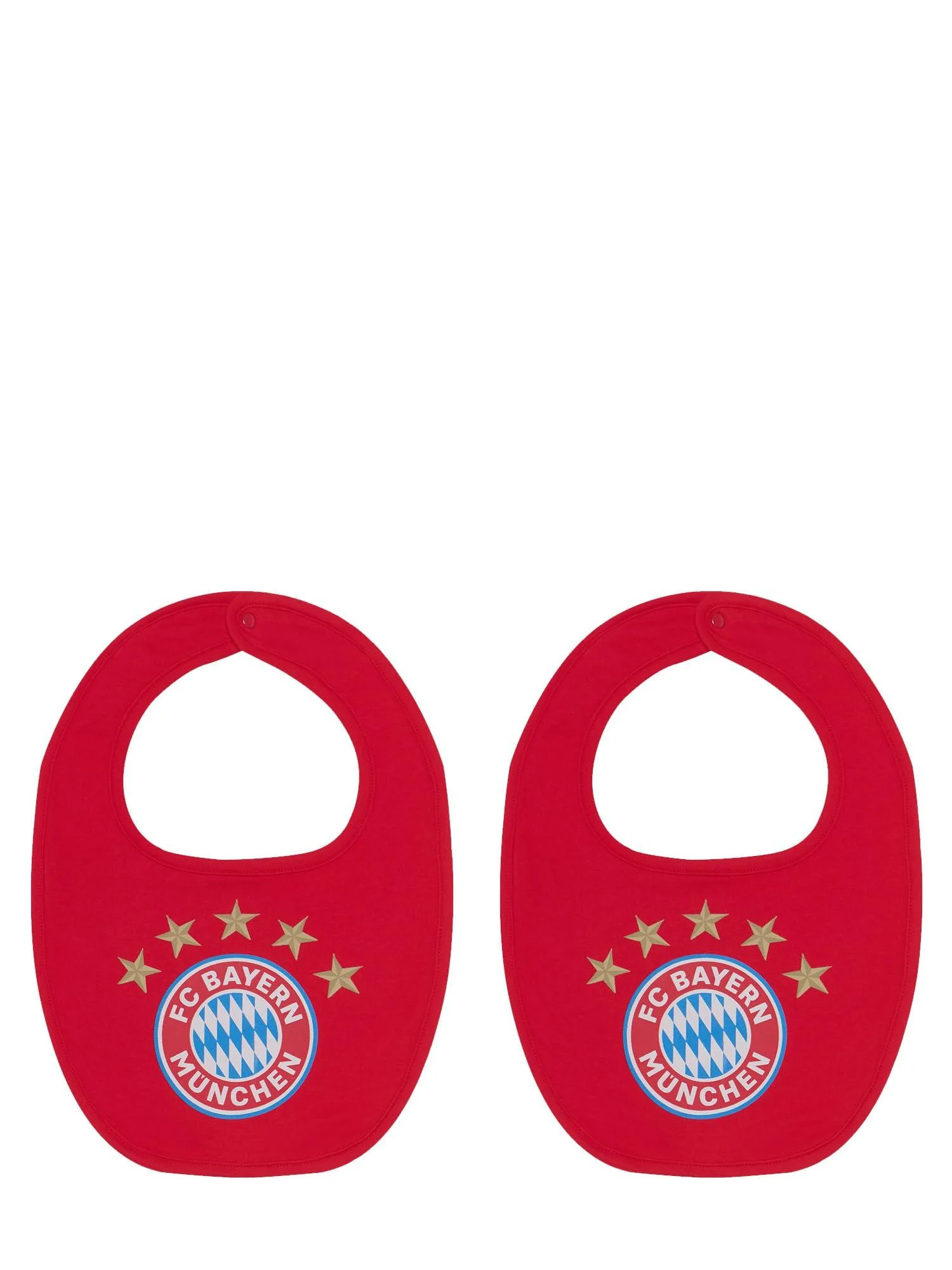 FC Bayern Munich Bib 5-Stars Set of 2 Baby Red