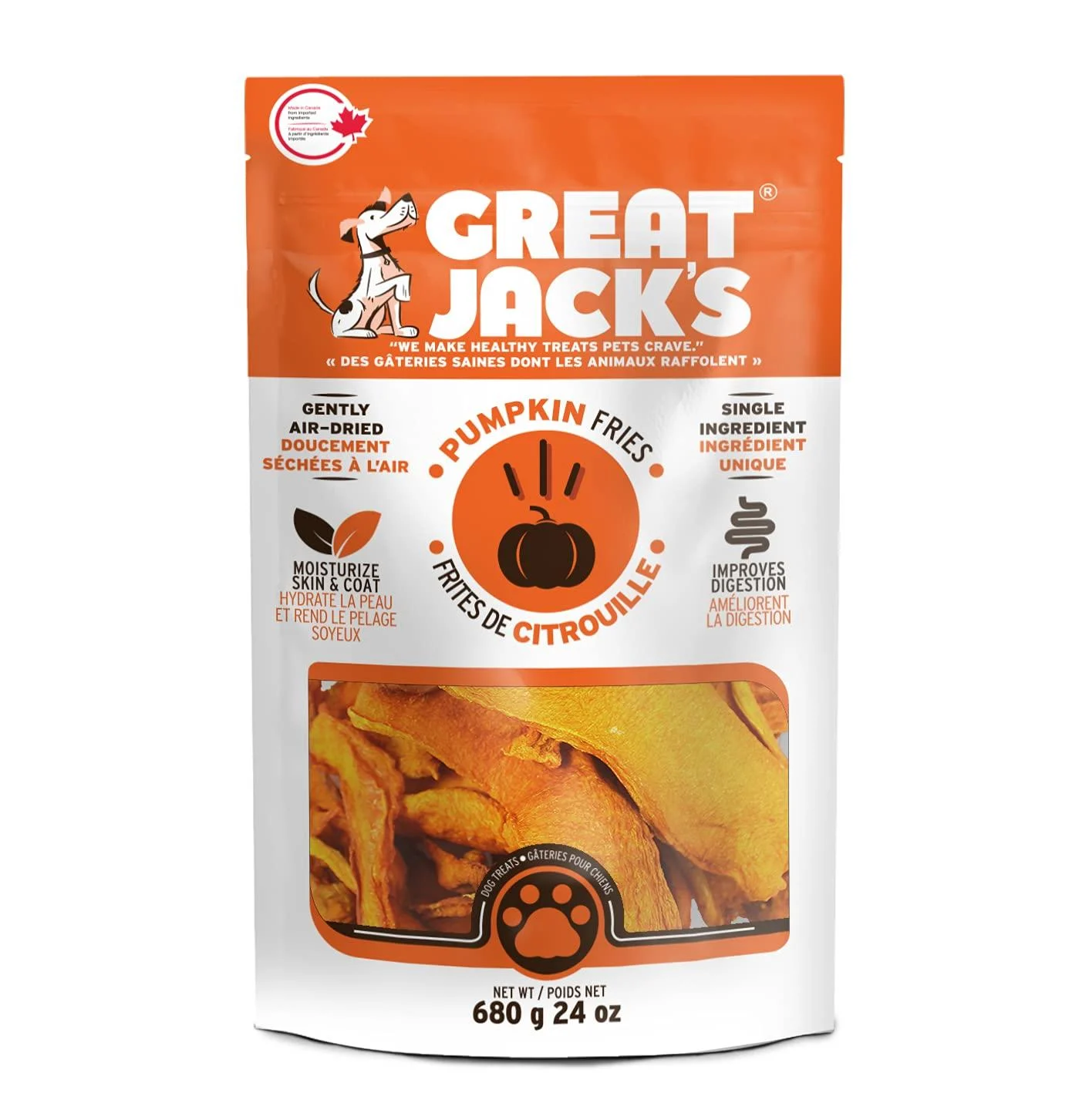Great Jack's Air-Dried 100% Pumpkin Fries