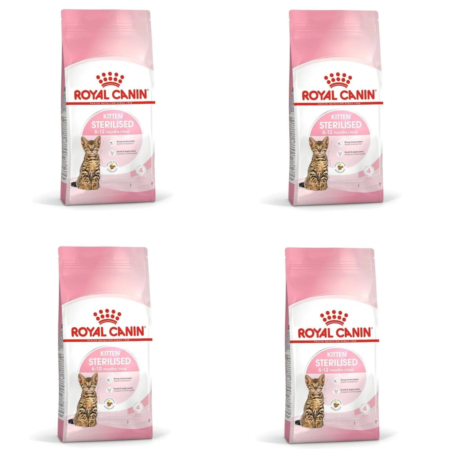 Royal Canin Kitten Sterilised Complete Dry Cat Food 4 x 400g