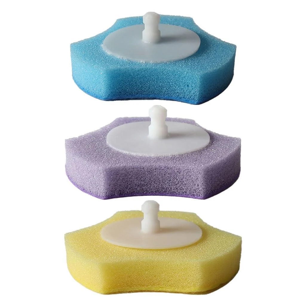 Qtynudy Disposable Toilet Cleaning System Disposable Toilet Flushable Refill Brush Flushable Refills - 50 Refills Durable Easy to Use