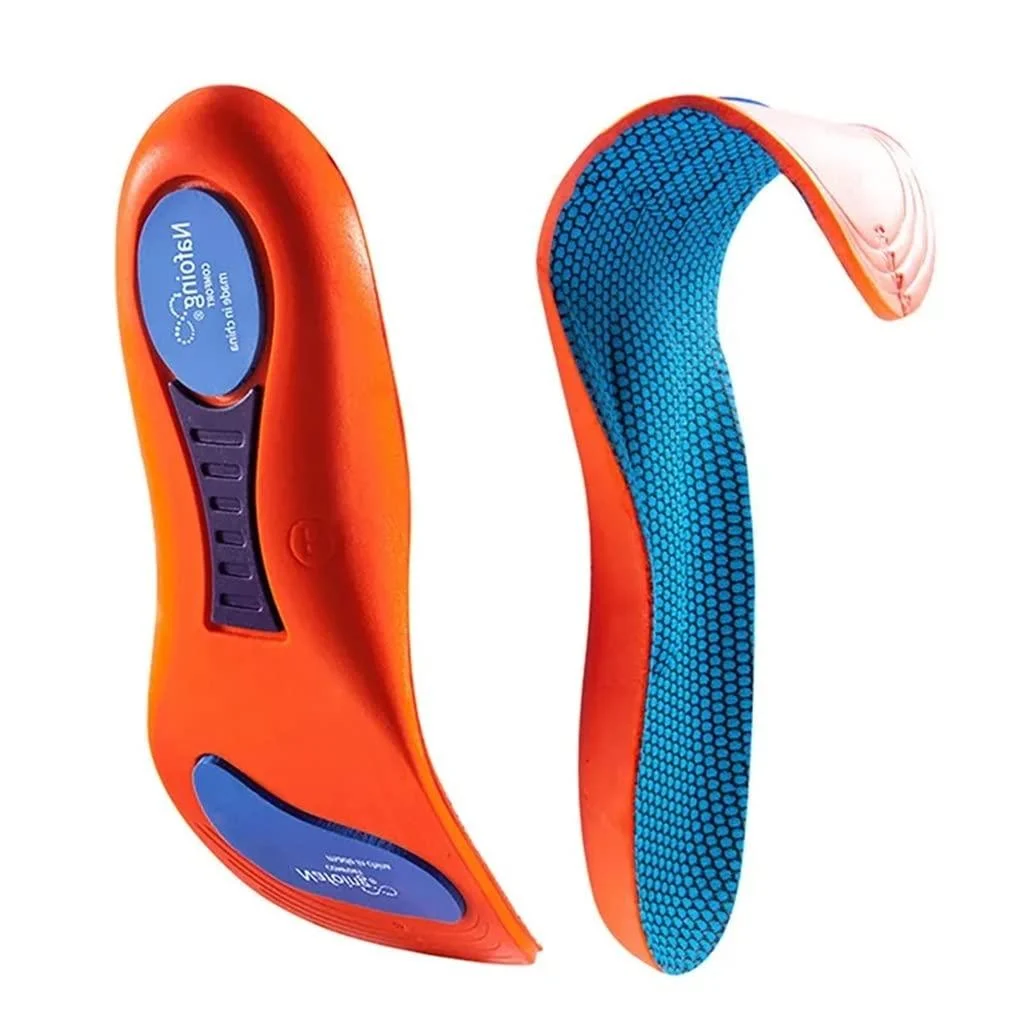 CSCDD Sports Elasticity Insoles for Shoes Sole Technology Shock Absorption Breathable Running for Feet Orthopedic As show D - SUSTOREC