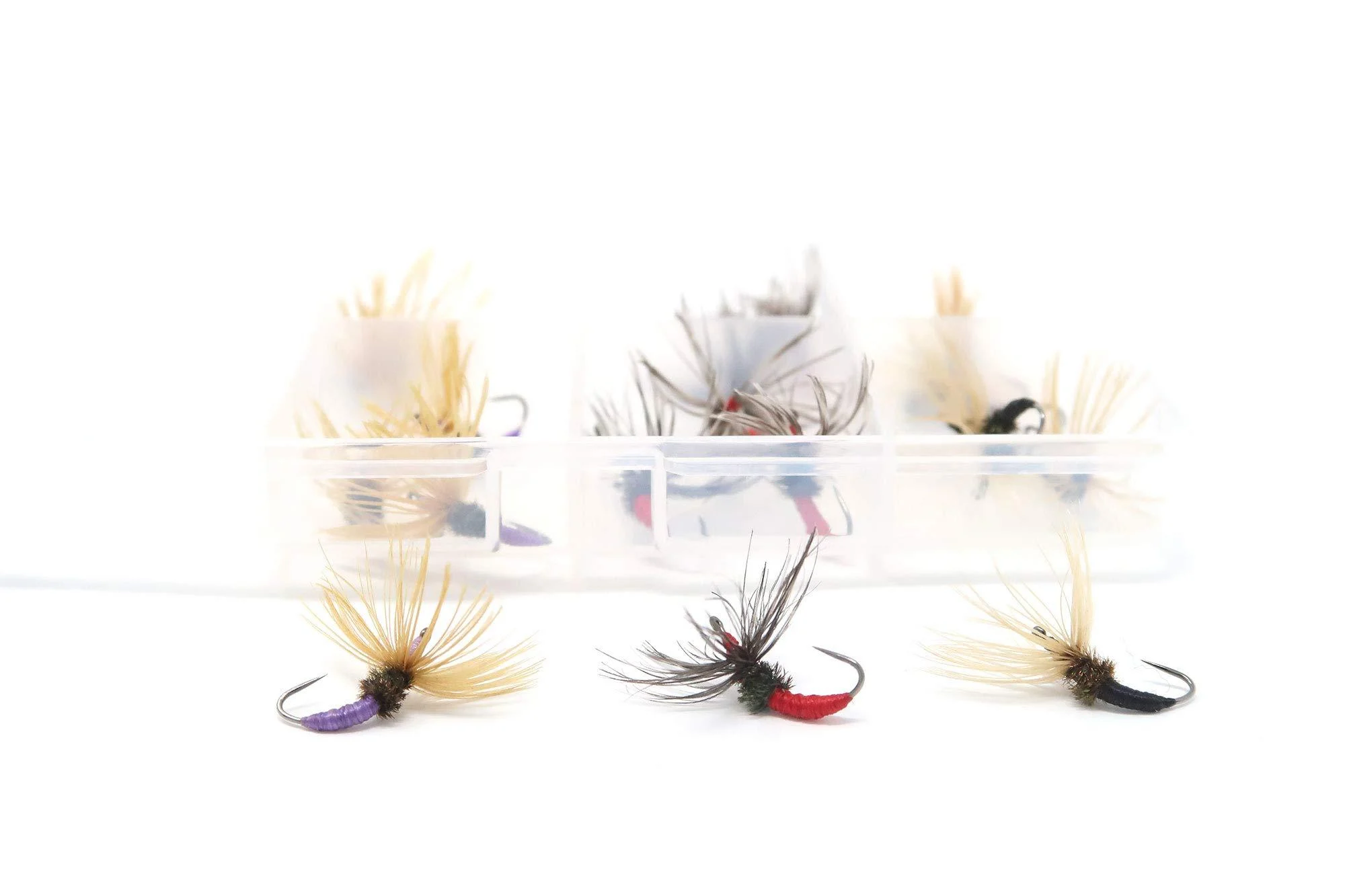 18 Sakasa Kebari Tenkara Flies (3 Colors) - DRAGONtail Tenkara