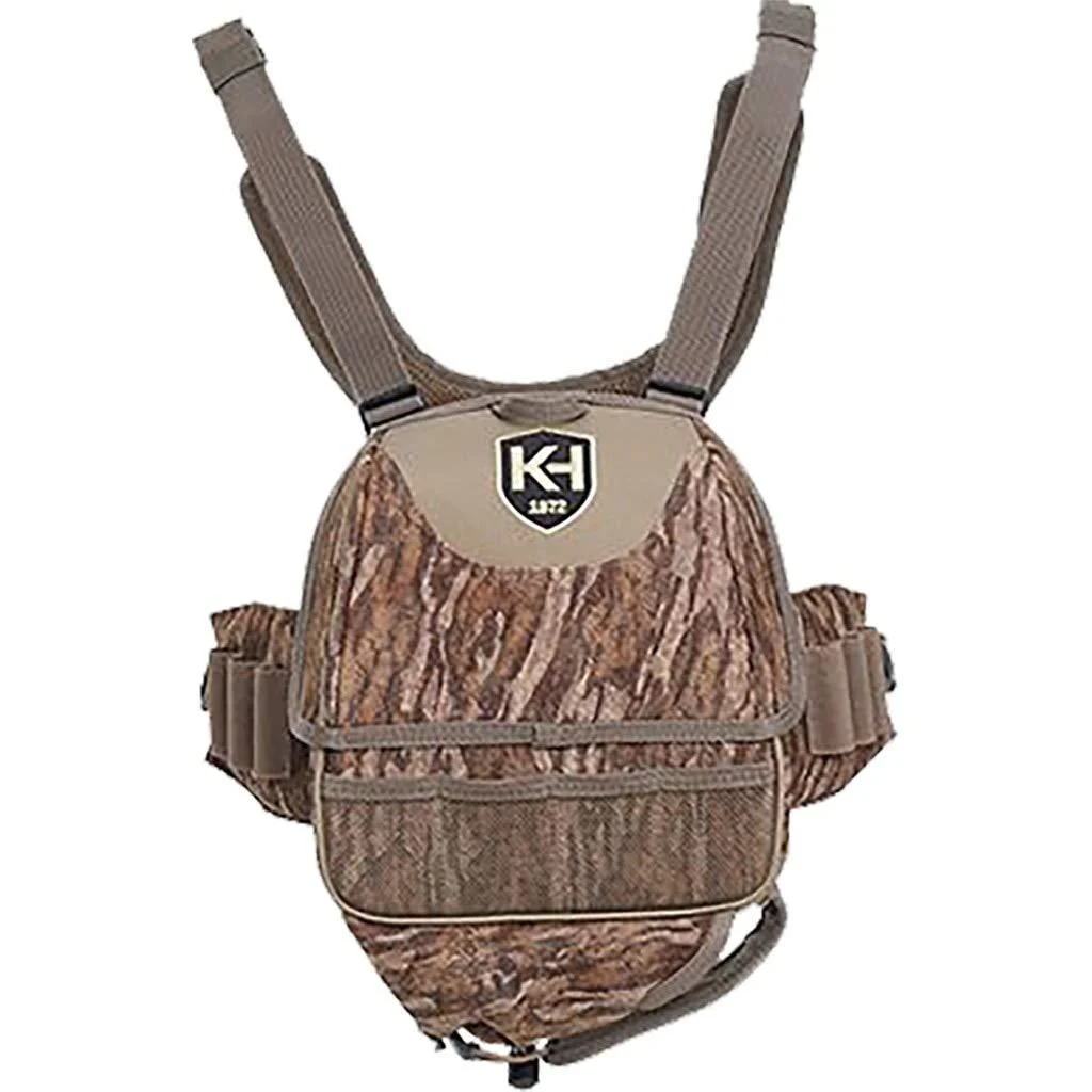 Knight & Hale Run-N-Gun 100, Turkey Chest Rig, Mossy Oak Bottomland, One Size (KHT0103)