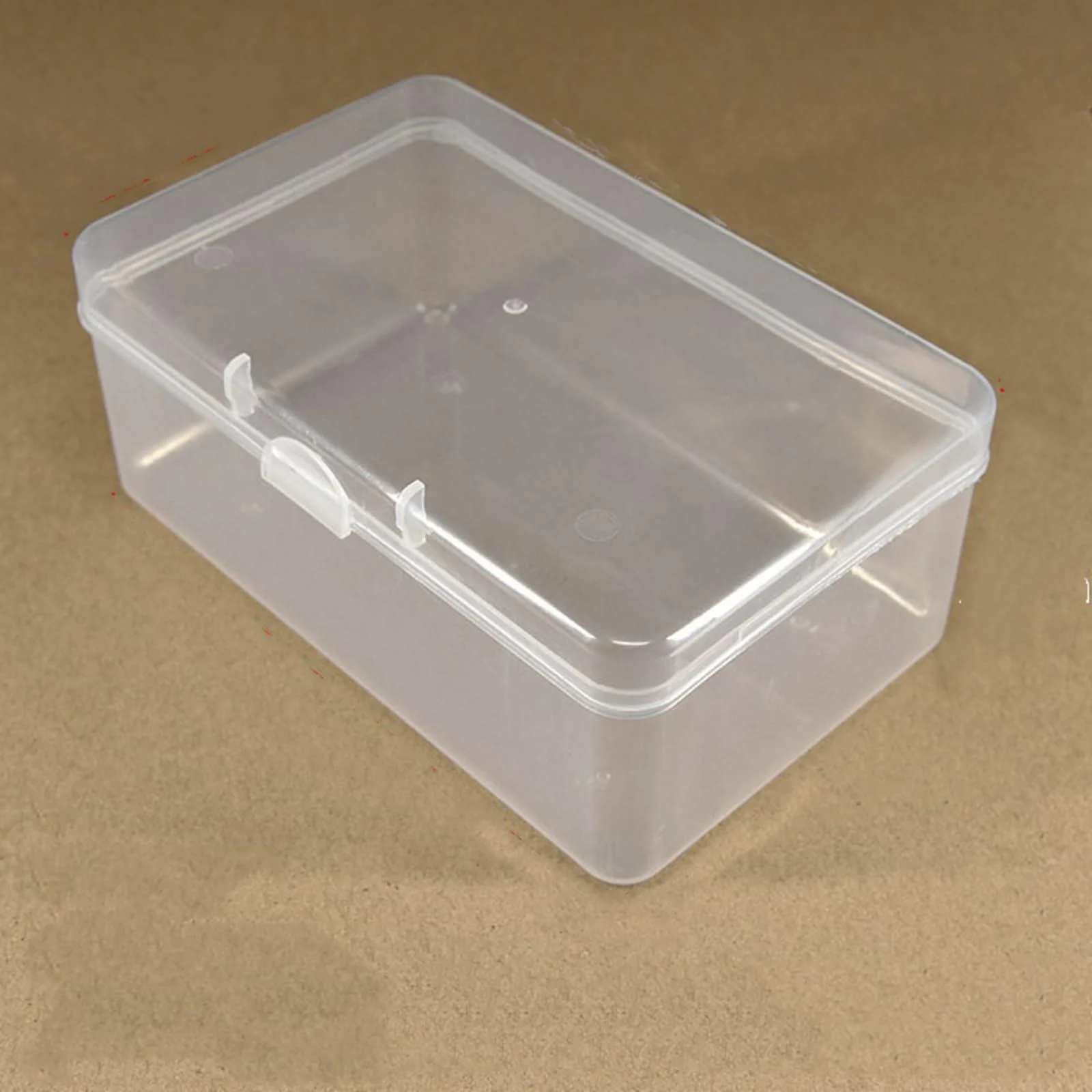 KAYNO Cotton puff box translucent pp plastic box rectangular facial wipe box box 170*106*72mm