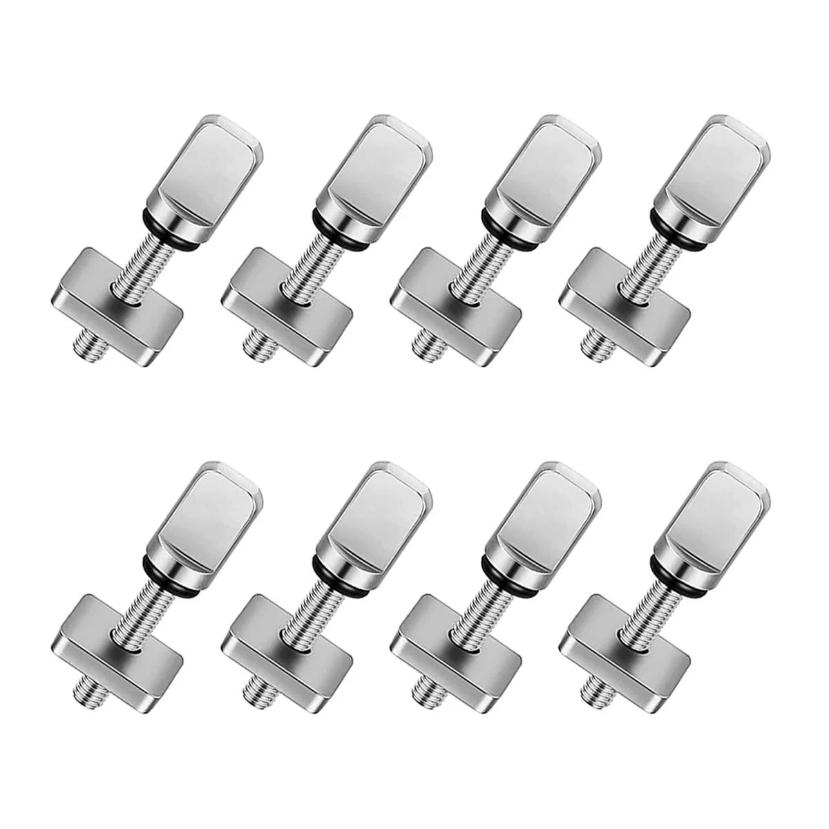 YXCCSE 8 Pcs No Tool Fin Screw,Surfboard Fin Screw Stainless Steel Thumb Fin Screw Surfing Accessories for Longboard and SUP,Paddleboard Fin,Surfboard