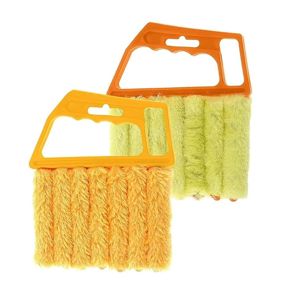 GYSURYB 2Pcs Window Venetian 7 Finger Dusting Cleaner Tool Hand-Held Window Shutters Venetian Shades Brush