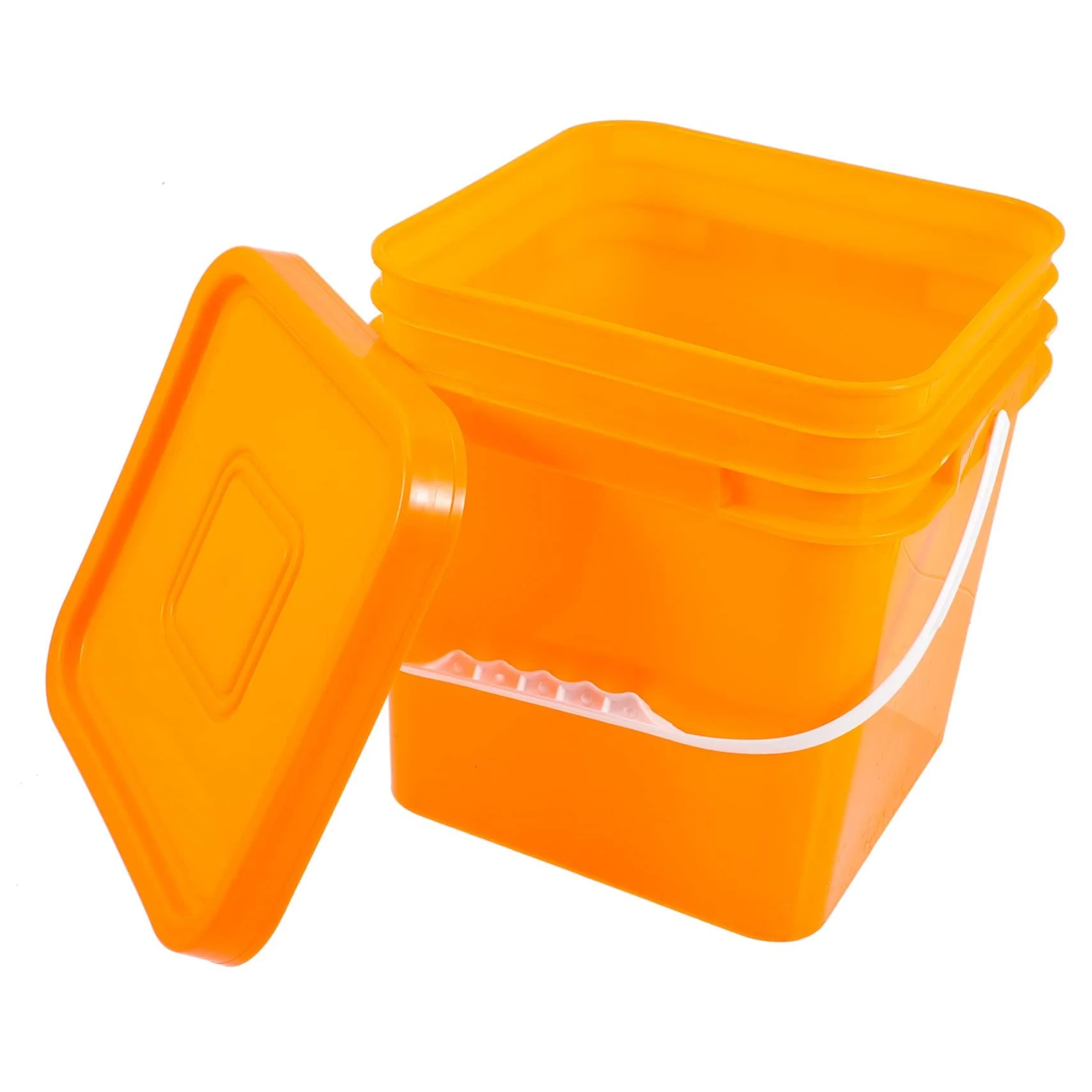 IWOWHERO Sealed Cleaning Bucket Grain Dispenser Laundry Dispenser Buckets Plastic 26X24CM As Shown