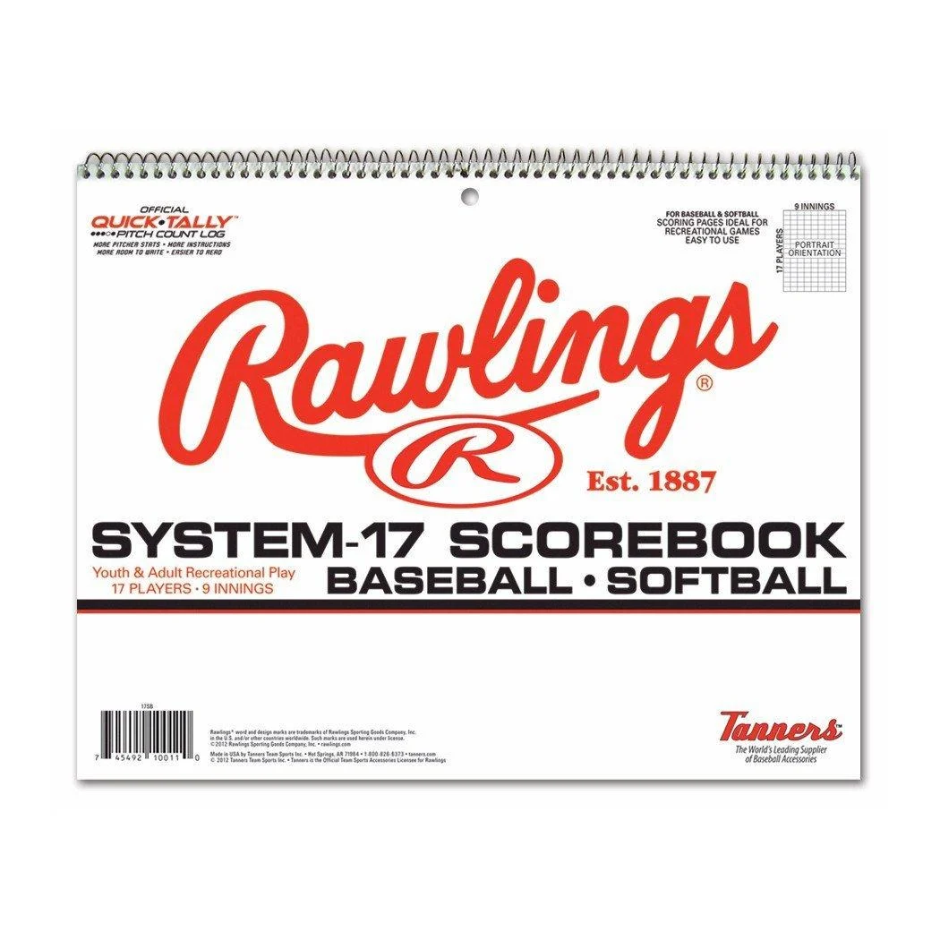 Rawlings System 17 Baseball/Softball Scorebook