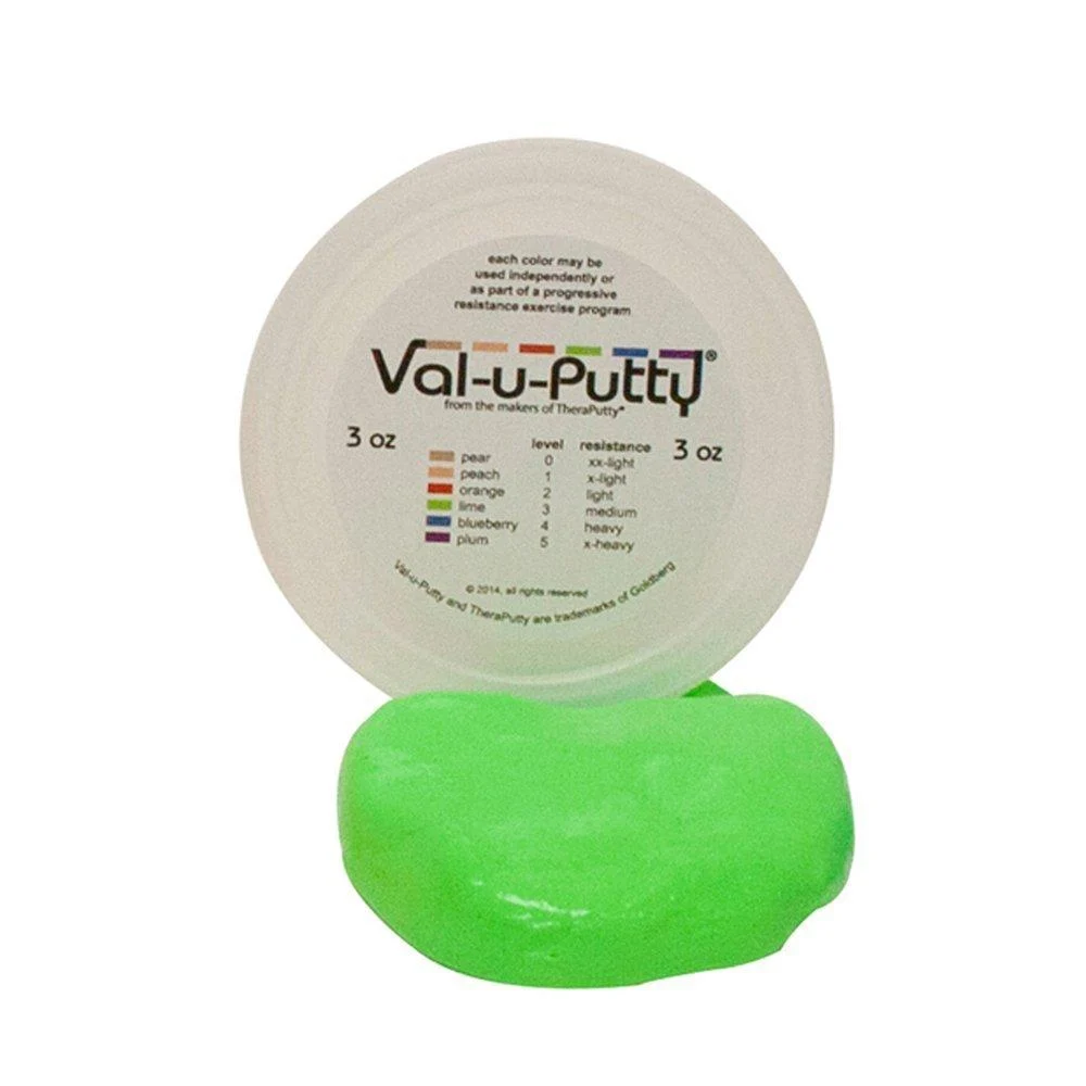 10-3913 Exercise Putty 3 oz. Capacity Medium Lime