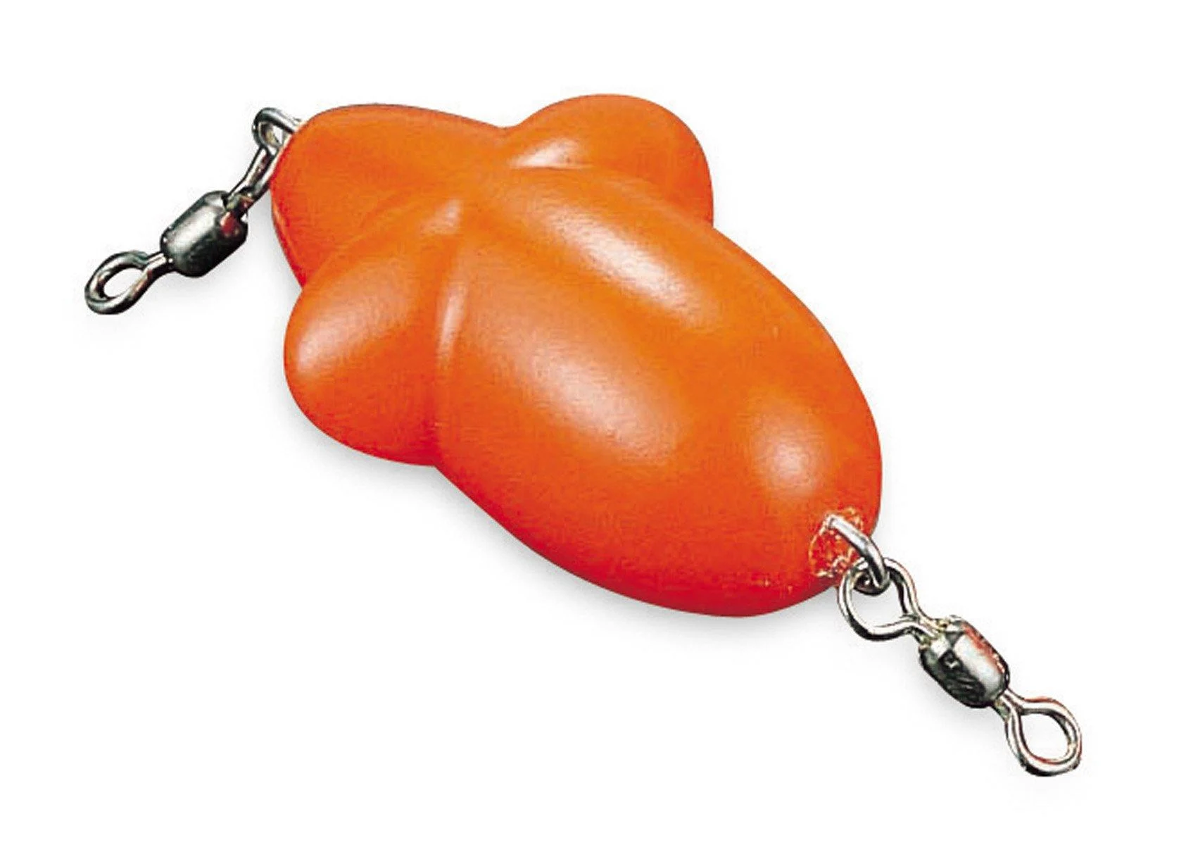 Yo-Zuri Trolling Rabbit w/Swivel Trolling Float Hi-vis Orange, 4 1/3 Inch