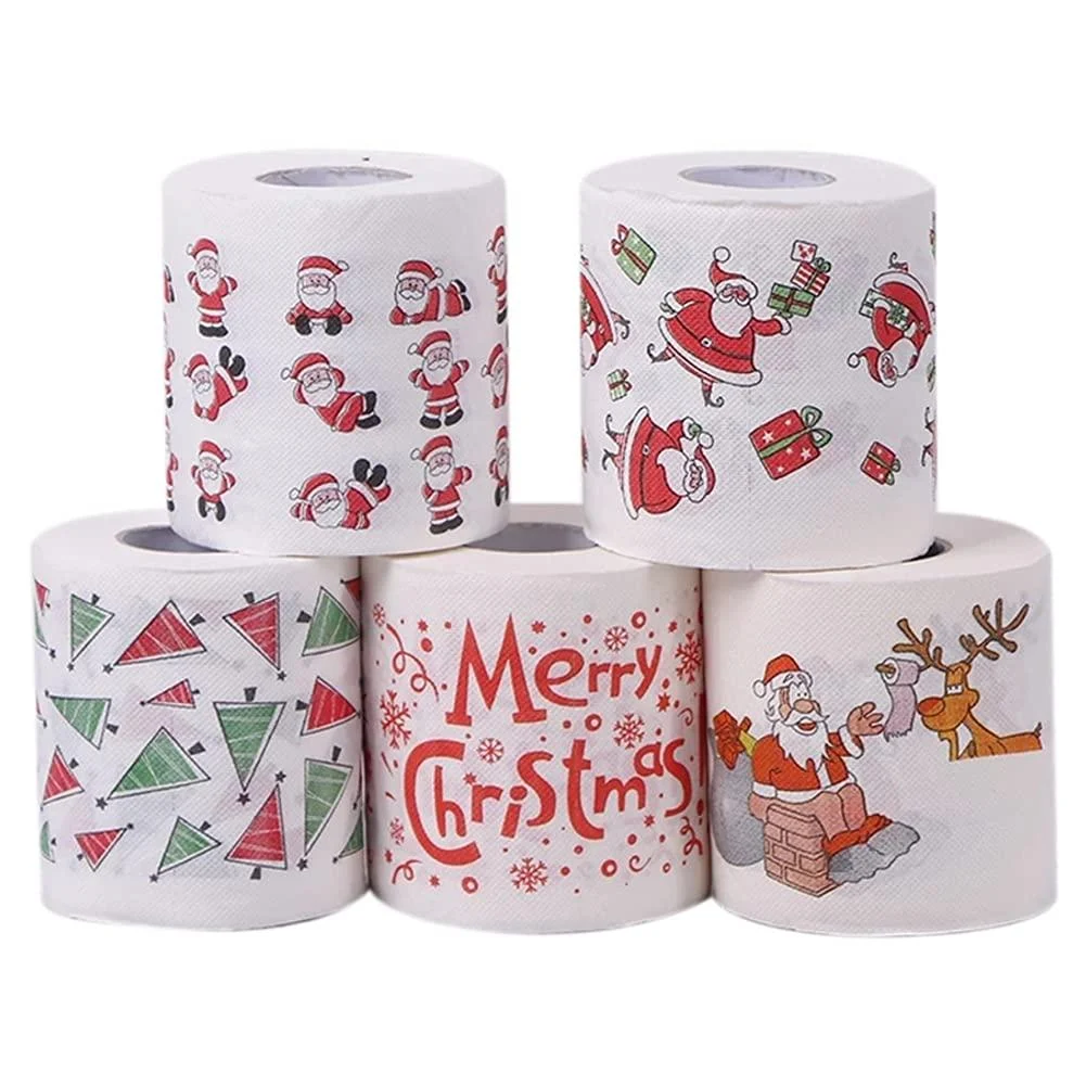 5 Styles Paper Tissue Paper Towels Xmas Office Room Paper 5 - Nicfaky