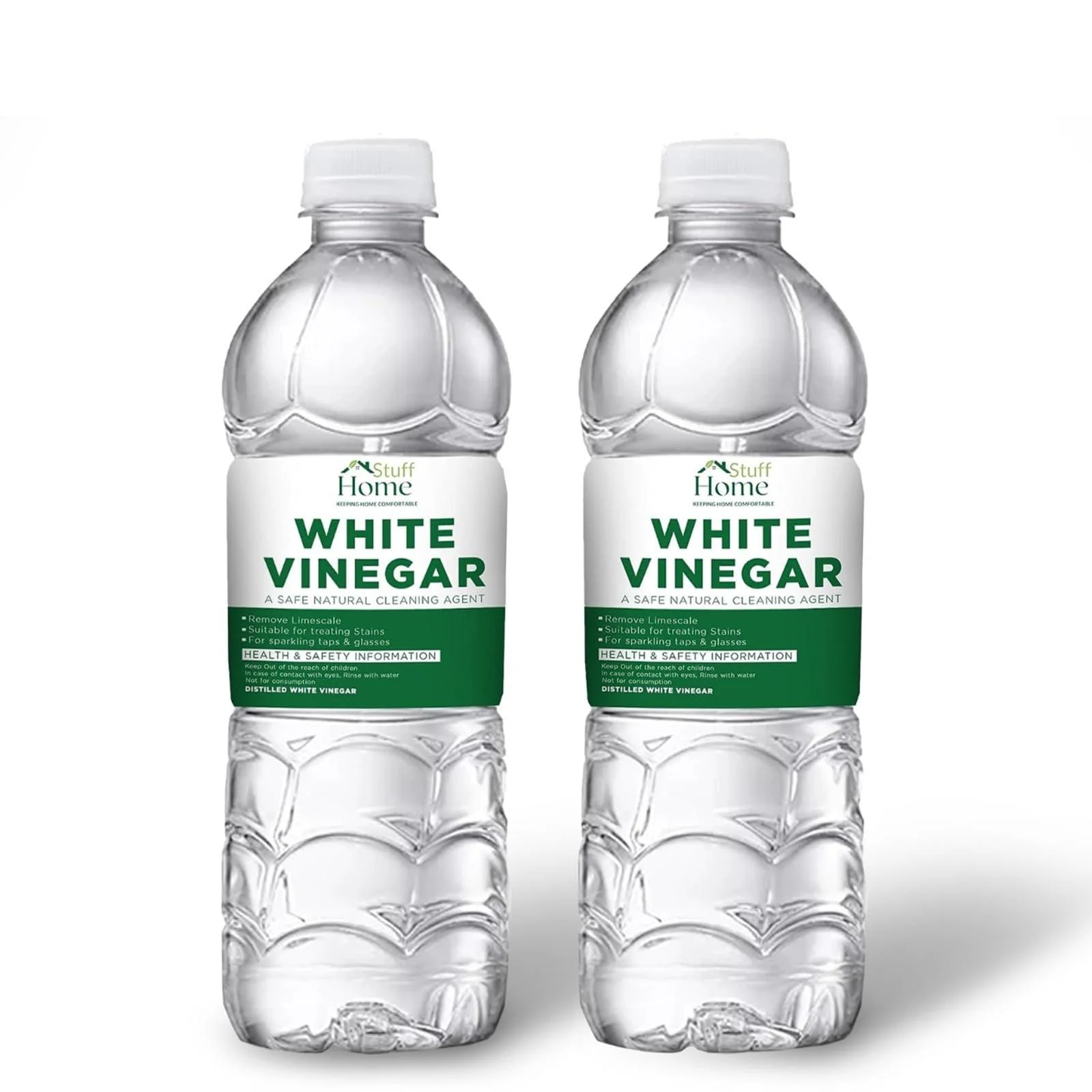 Home stuff Natural White Vinegar 1L (2 Pack). Multi Purpose Use Perfect For Cleaning
