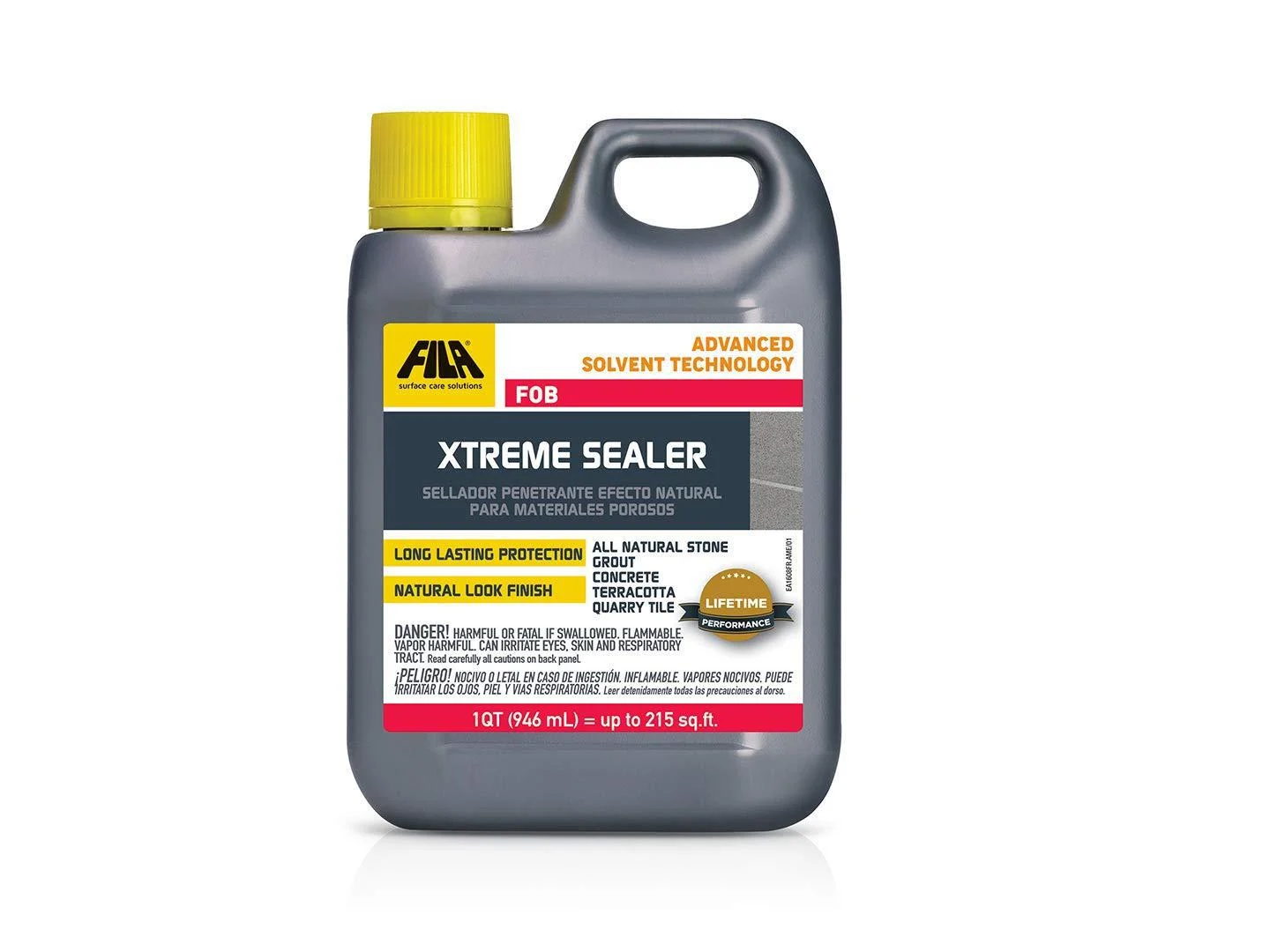 FILA Surface Care Solutions FOB High Performance Stone and Granite Sealer 1 QT White