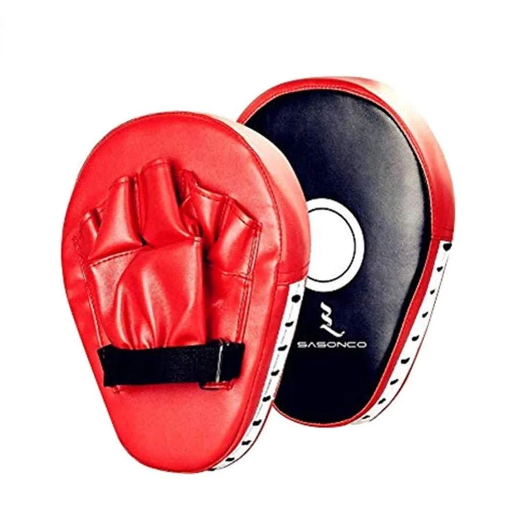Linksworld Hand Targets Curved Boxing Kick Pad Boxing Karate Pad Focus Target Karate Kicking Shield Martial Art Kickboxing Punch Mitts Muay Thai Kick Shield Training Boxing Gloves Mitts 2pcs
