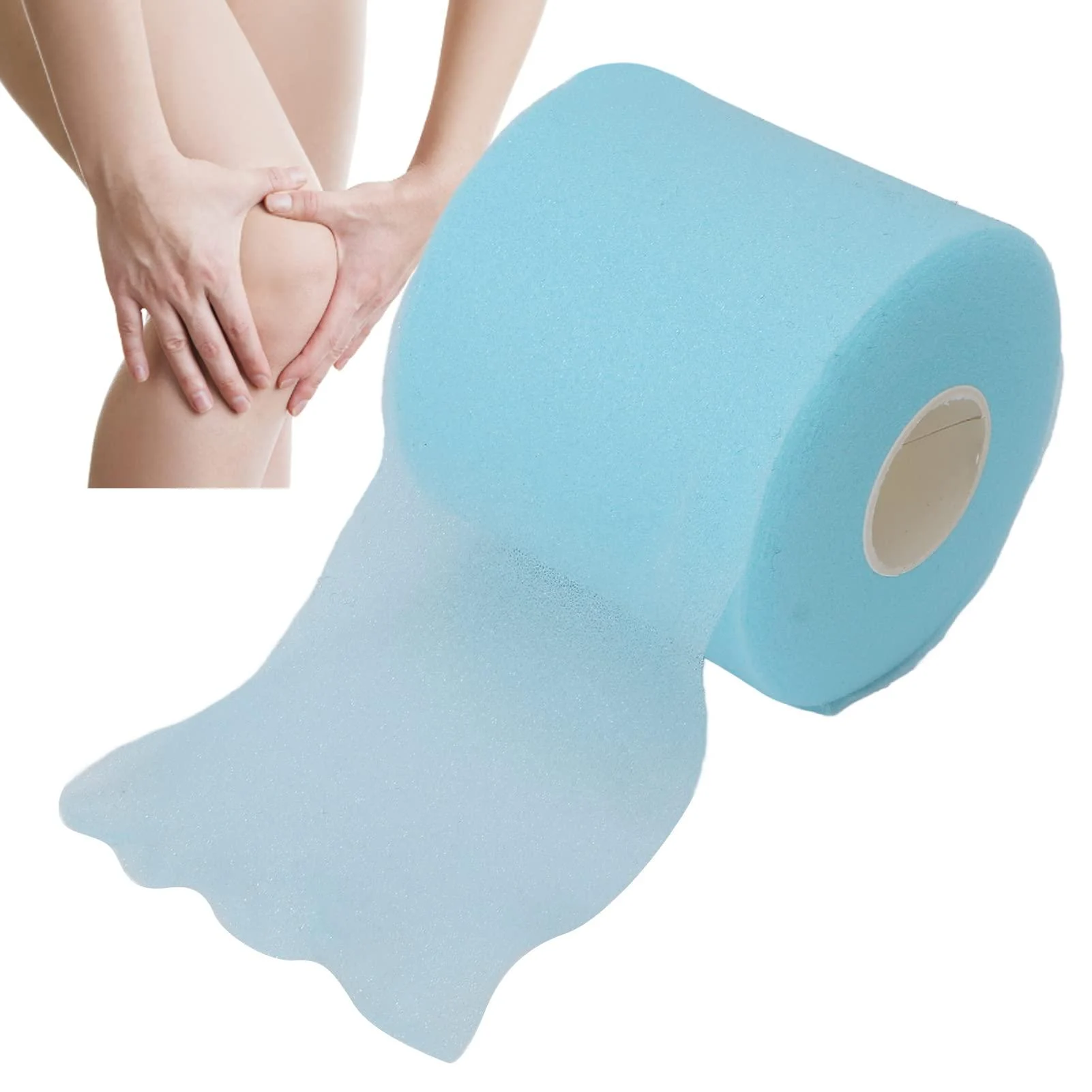Foam Underwrap, Sports Foam Pre Wrap Athletic Tape for Elbow Knees Ankles (Blue) - Generic