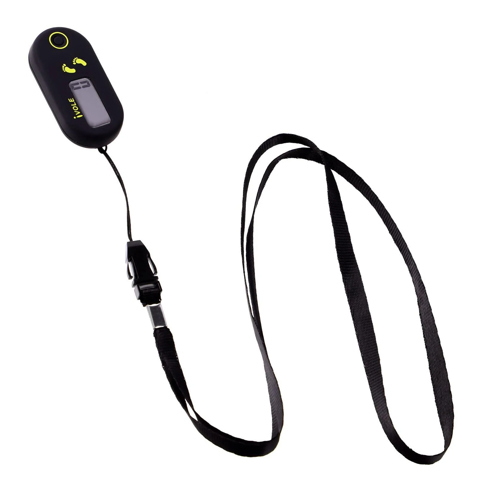 VOSAREA 3D Pedometer for Walking Digital Step Counter Mini Exercise Walking Pedometer for Men Women and Kids (Black)