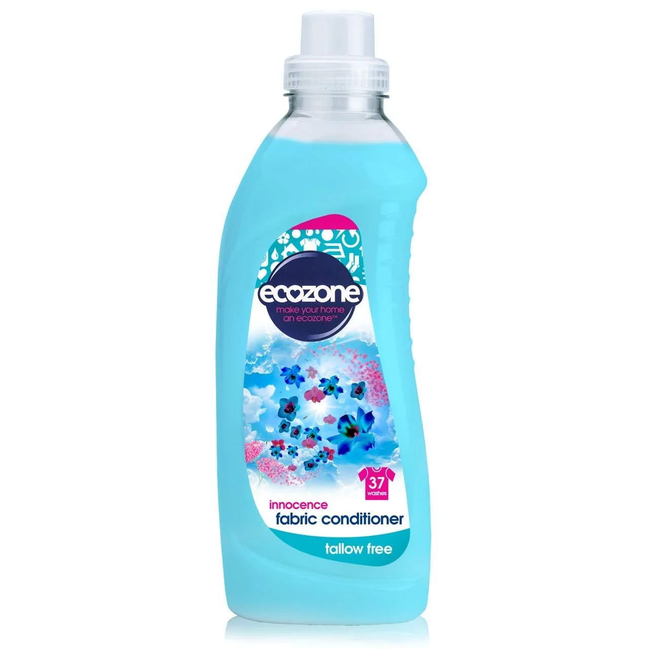 Ecozone Concentrated Innocence Fabric Conditioner | Tallow Free | 37 Washes 1L