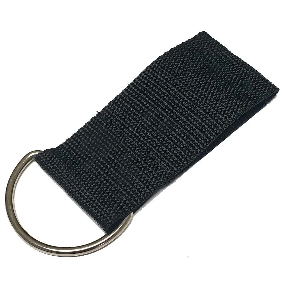JCS Weight Belt Ring with 2inch Stainless Steel Welded D-Ring black