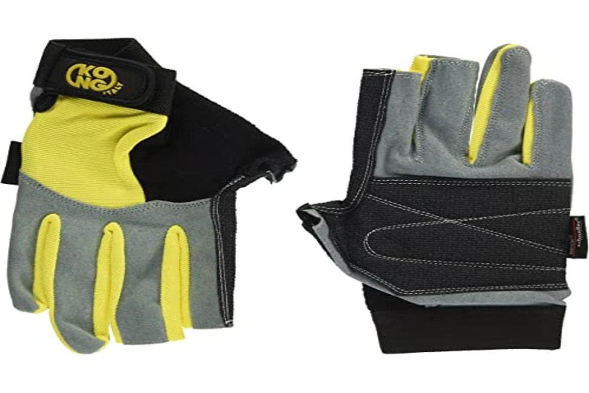 KONG sailing glove Alex yellow/black size LL Giallo - KONG USA