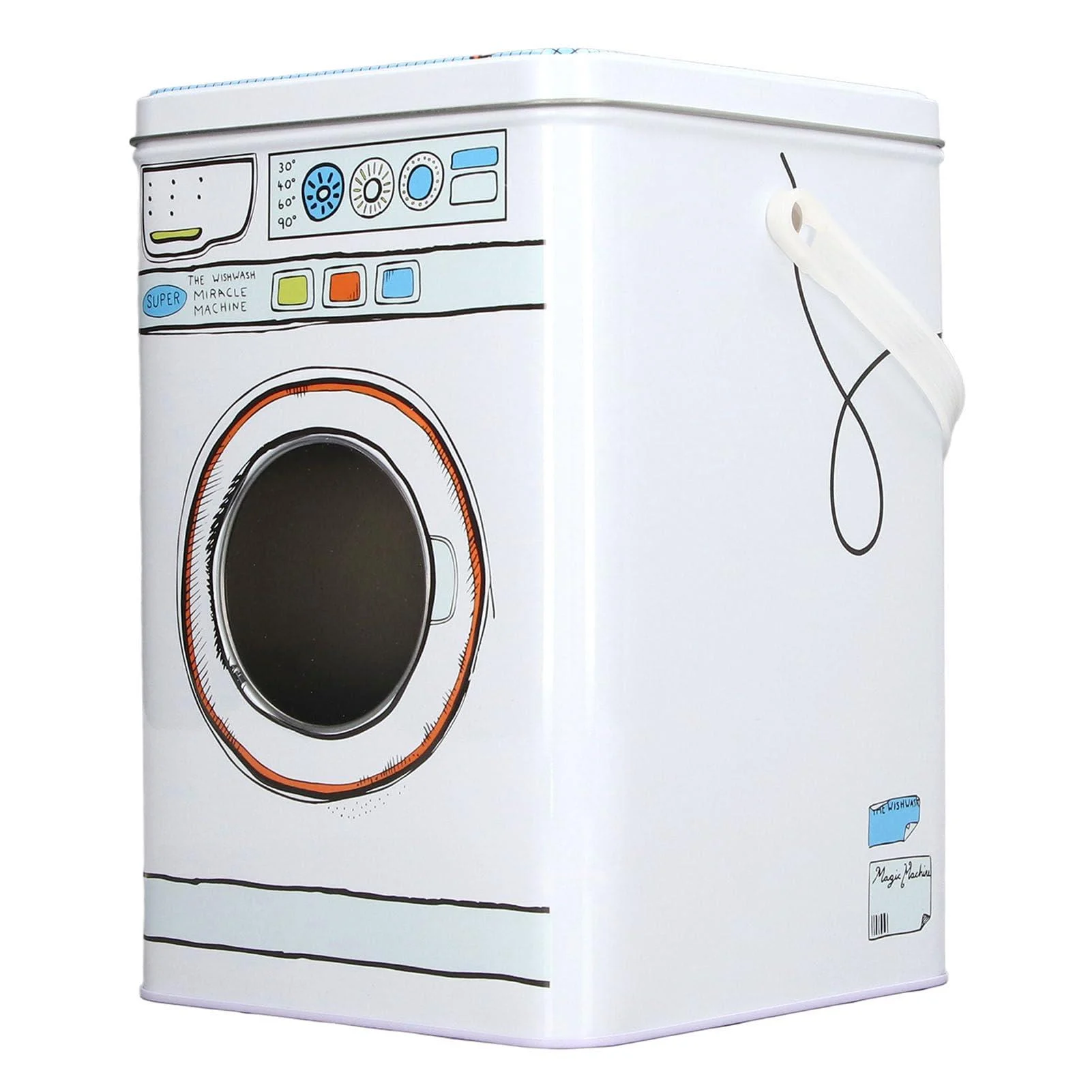 Cartoon Pattern Laundry Detergent Container Large Capacity Modeling Iron Material Washing Machine for Storage - BYERZ