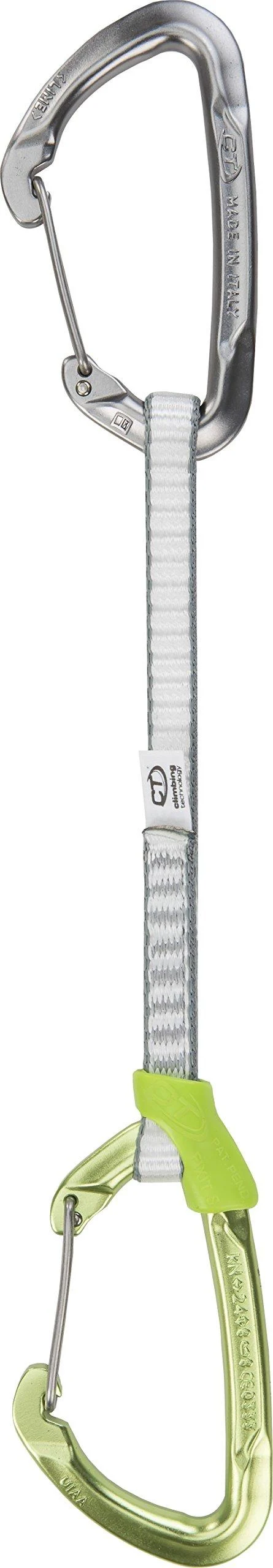 Climbing Technology Lime-w R cksendung in Dyneema 17 cm Gr n/Grau