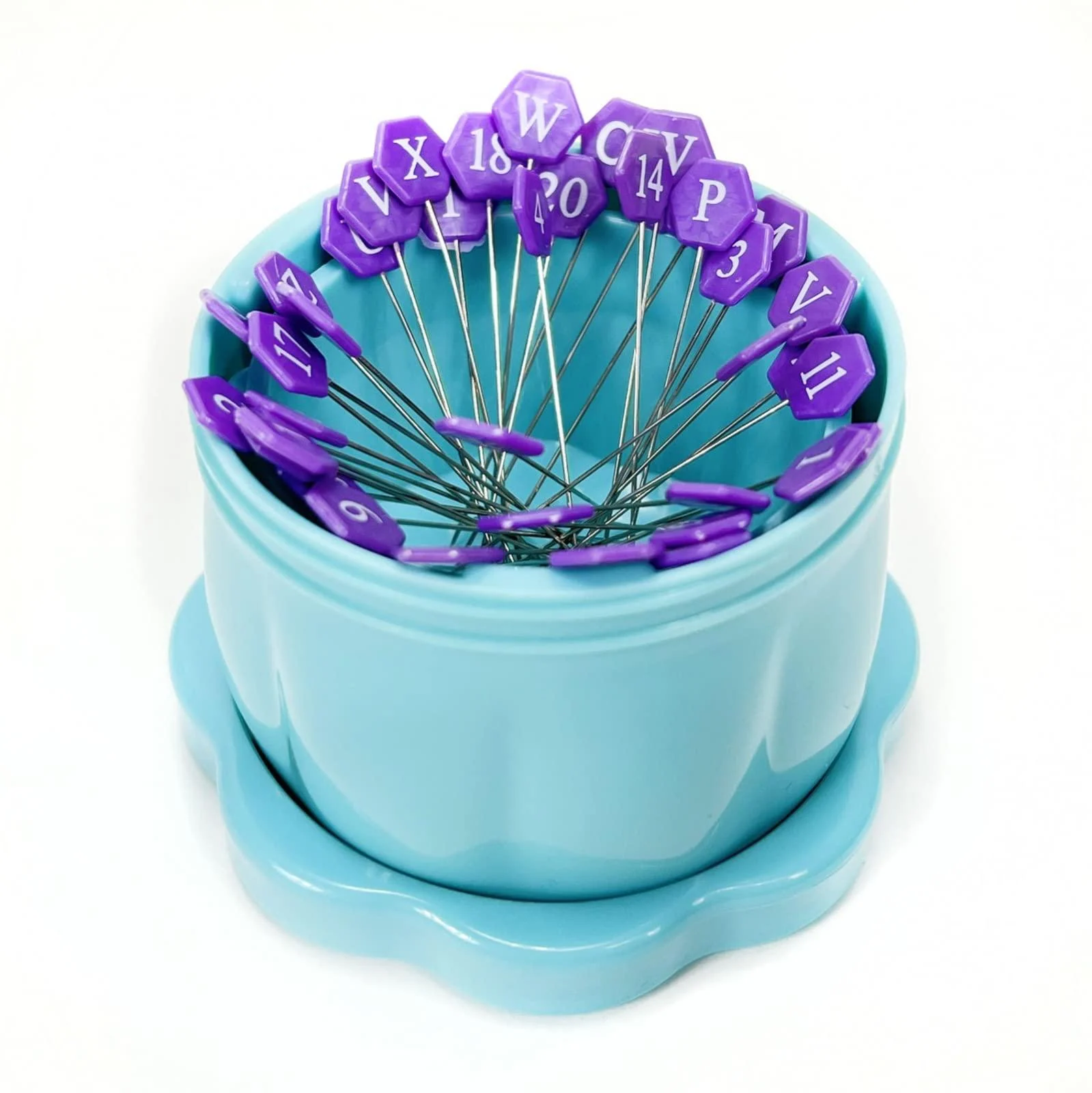 Gypsy Quilter Magnetic Pin Cup Large Bohemian Blue 1