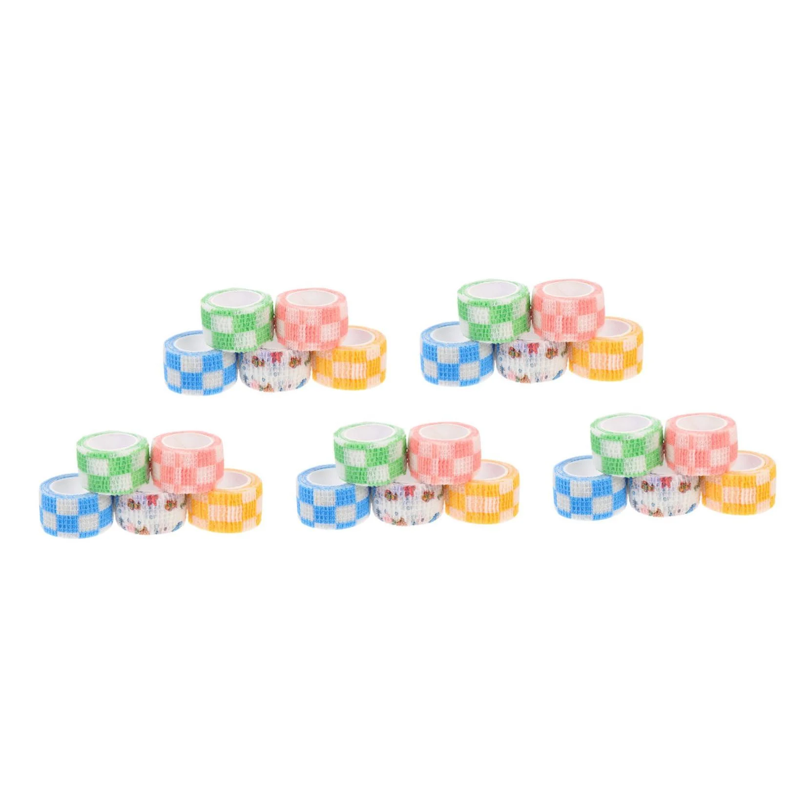 Beaupretty 25pcs Finger Wrapper Elastic Finger Tapes Sports Finger Cover Adhesive Tapes Elastic Wrapper for Finger Random Color1 4.3X4.3X2.7CM