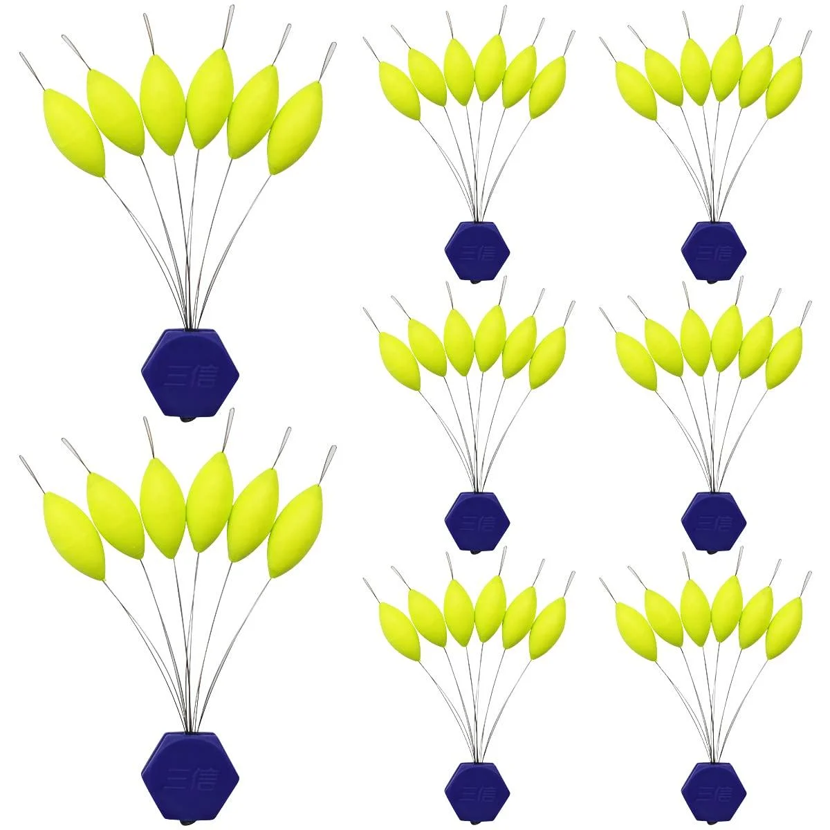 Fishing Floats Regerly 48pcs EPS Foam Bobber Trout Pilot 20mm x 9mm Fishing Accessories