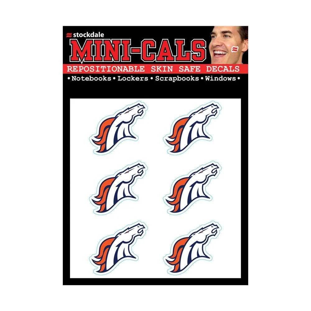 Wincraft 6-pack face stickers 3cm - NFL Denver Broncos
