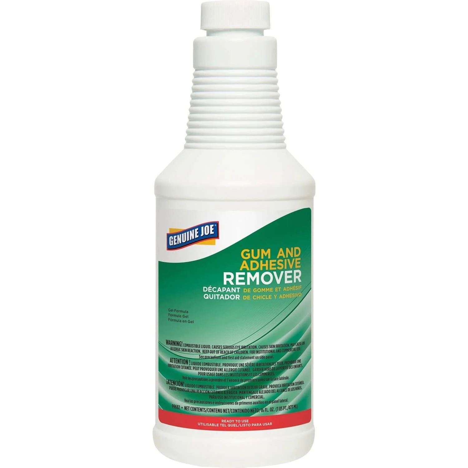 Genuine Joe 99682 Gum/Adhesive Remover Ready to Use 16 oz Opaque White