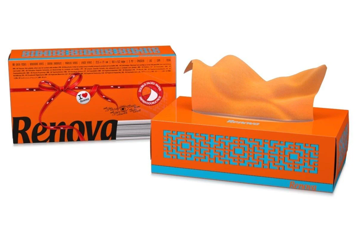 Renova Red Label Orange - 80 tissues