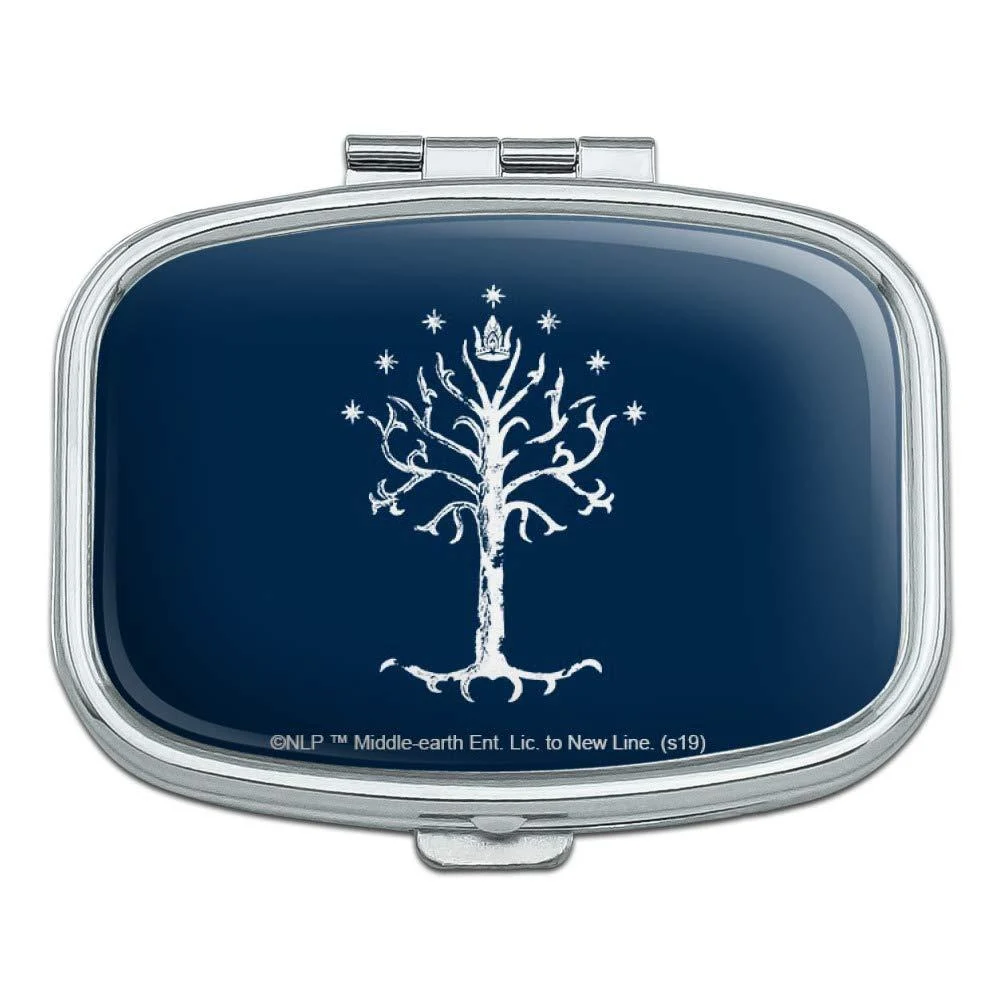 The Lord of The Rings Tree of Gondor Rectangle Pill Case Trinket Gift Box - GRAPHICS & MORE