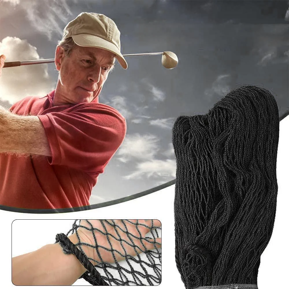 MayLove-US Golf Sports Practice Barrier Net, Golf Ball Hitting Netting, 10 x 10 Ft, Golf High Impact Net, Golf Practice net, Heavey Duty Golf Containment Net, Driving net Black