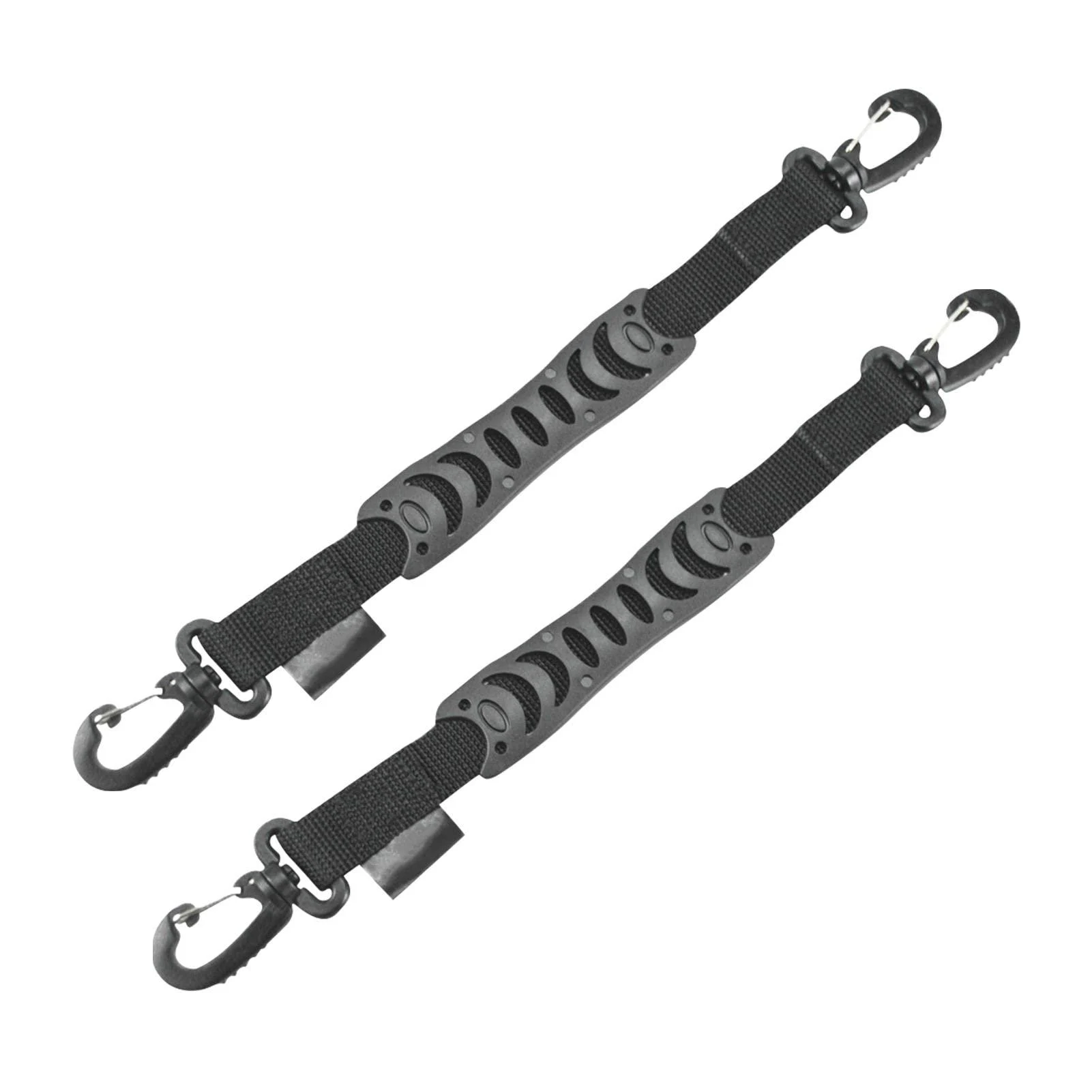 CALIDAKA 2Pcs Ski Boots Carrier Strap Ski Carrier Straps,Roller Skate Leash Shoulder Sling Leash for Ice Skates Shoulder Strap Winter Gear Leash Accessory Snowboard Accessories 13.78x0.98inch Black