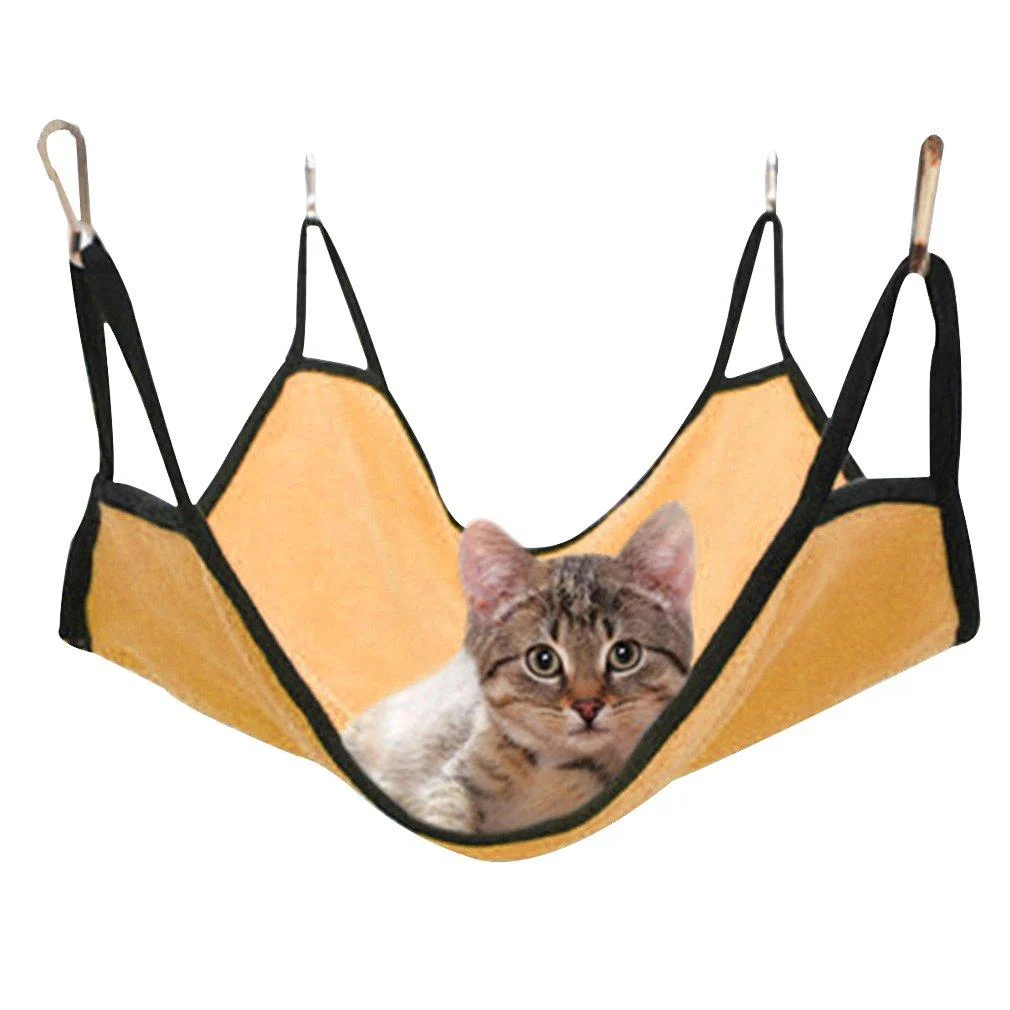 MICHLEY Leisure Time Pet Cat Cage Hammock Yellow