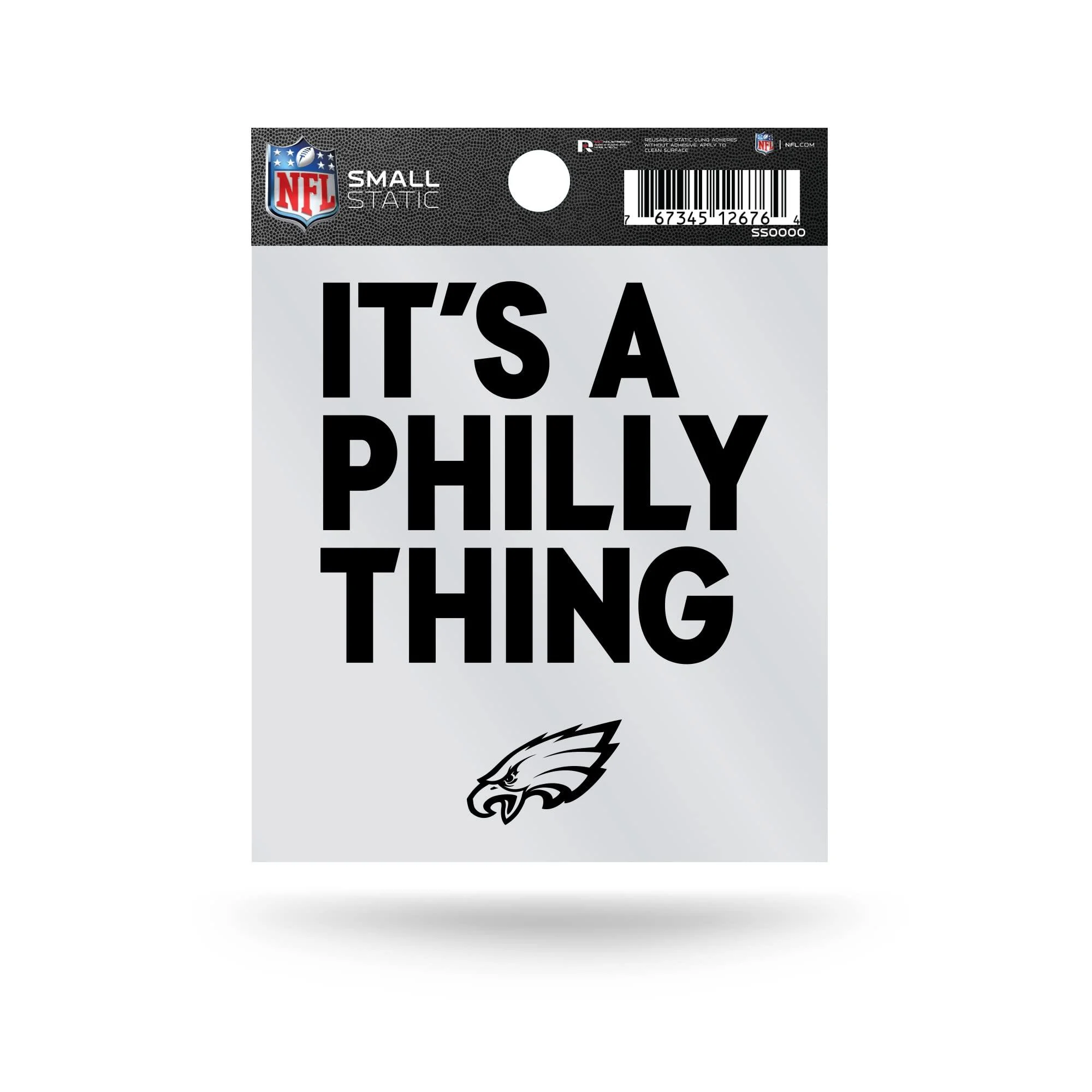 Rico Industries NFL Football Philadelphia Eagles It's A Philly Thing Slogan small static adhesive