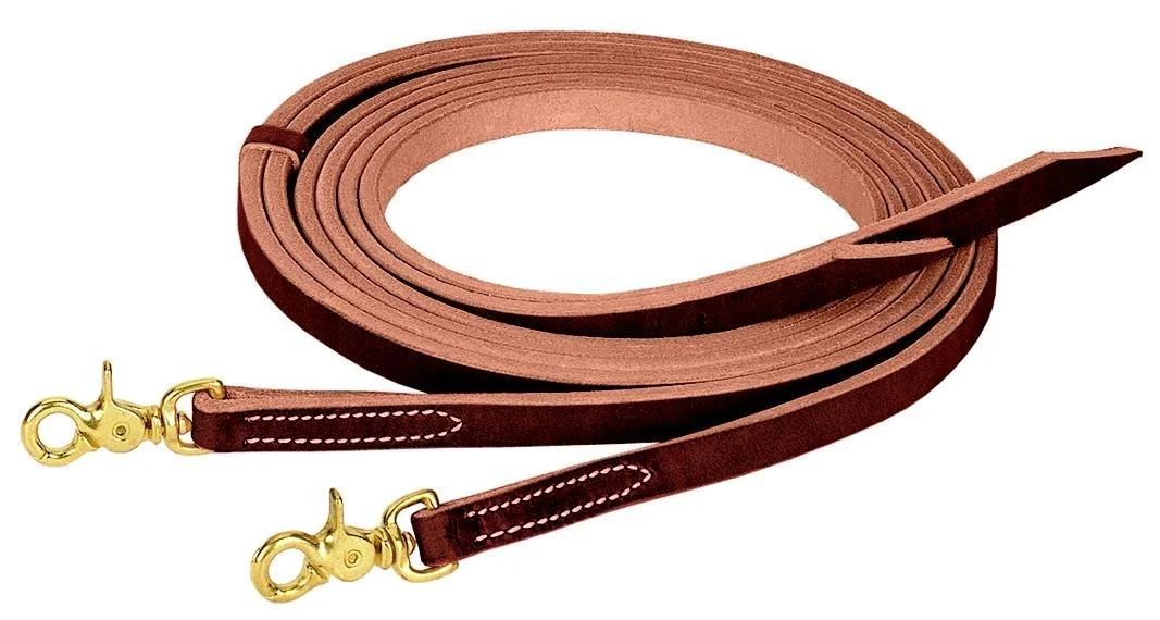 Weaver ProTack Quick Change Snap Split Reins Sunset - Measures 5/8 inches x 7 feet