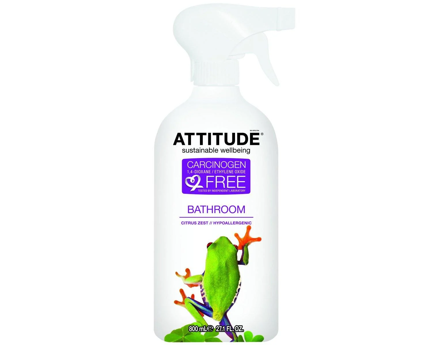 Attitude Bathroom, Mold and Mildew Cleaner, Tea Tree & Lime, 27.1-Ounce Bottles (Pack of 6)