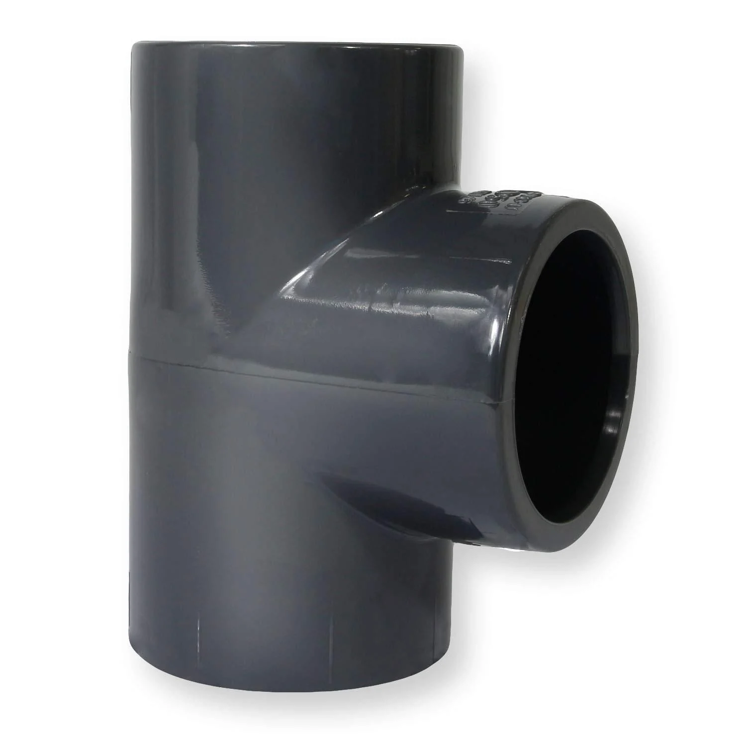 Paradies Pool PVC fitting T-piece 50mm 90 with adhesive sleeves quality from Europe quantity: 1 piece